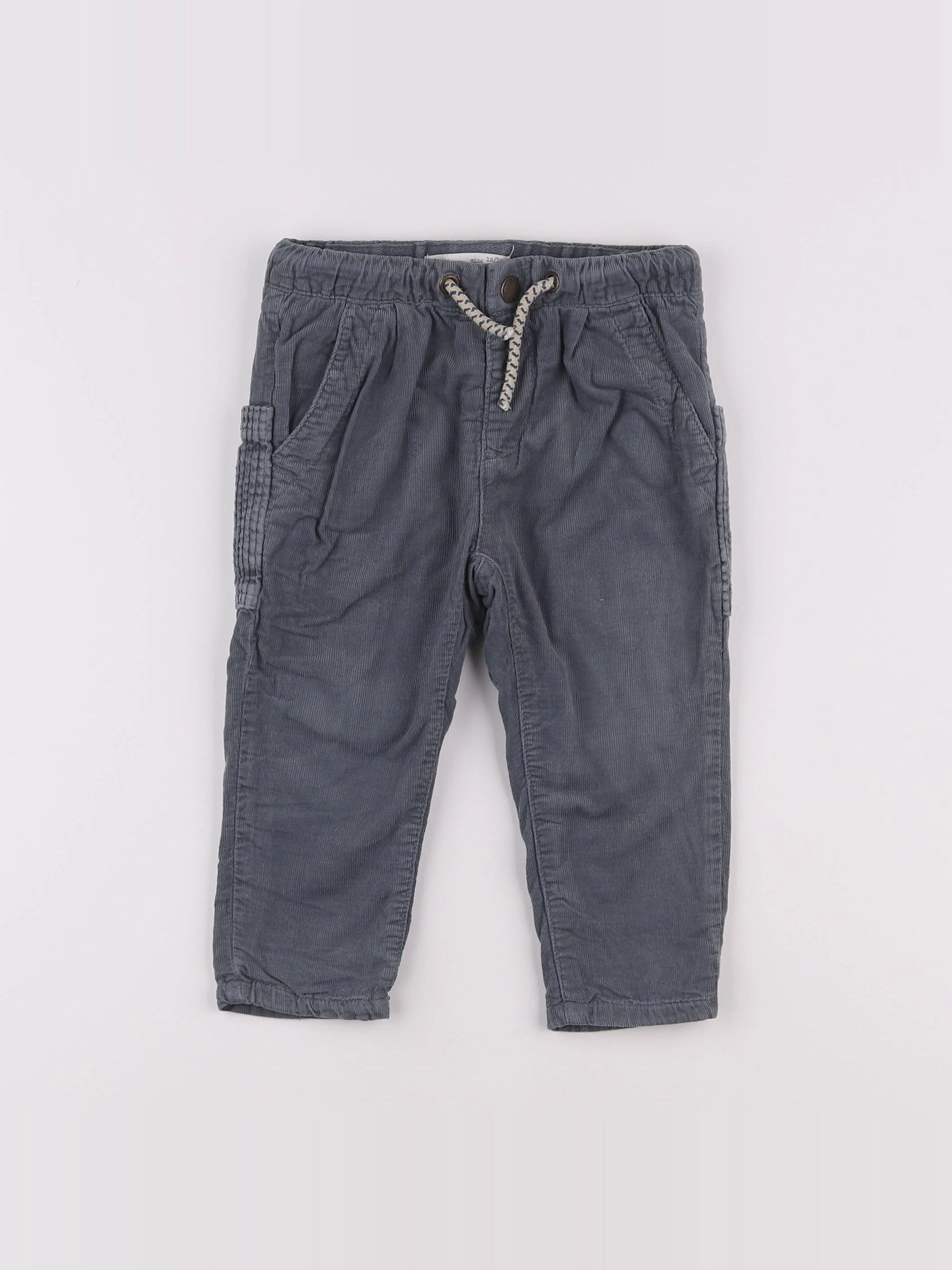 Zara - pantalon bleu - 12/18 mois