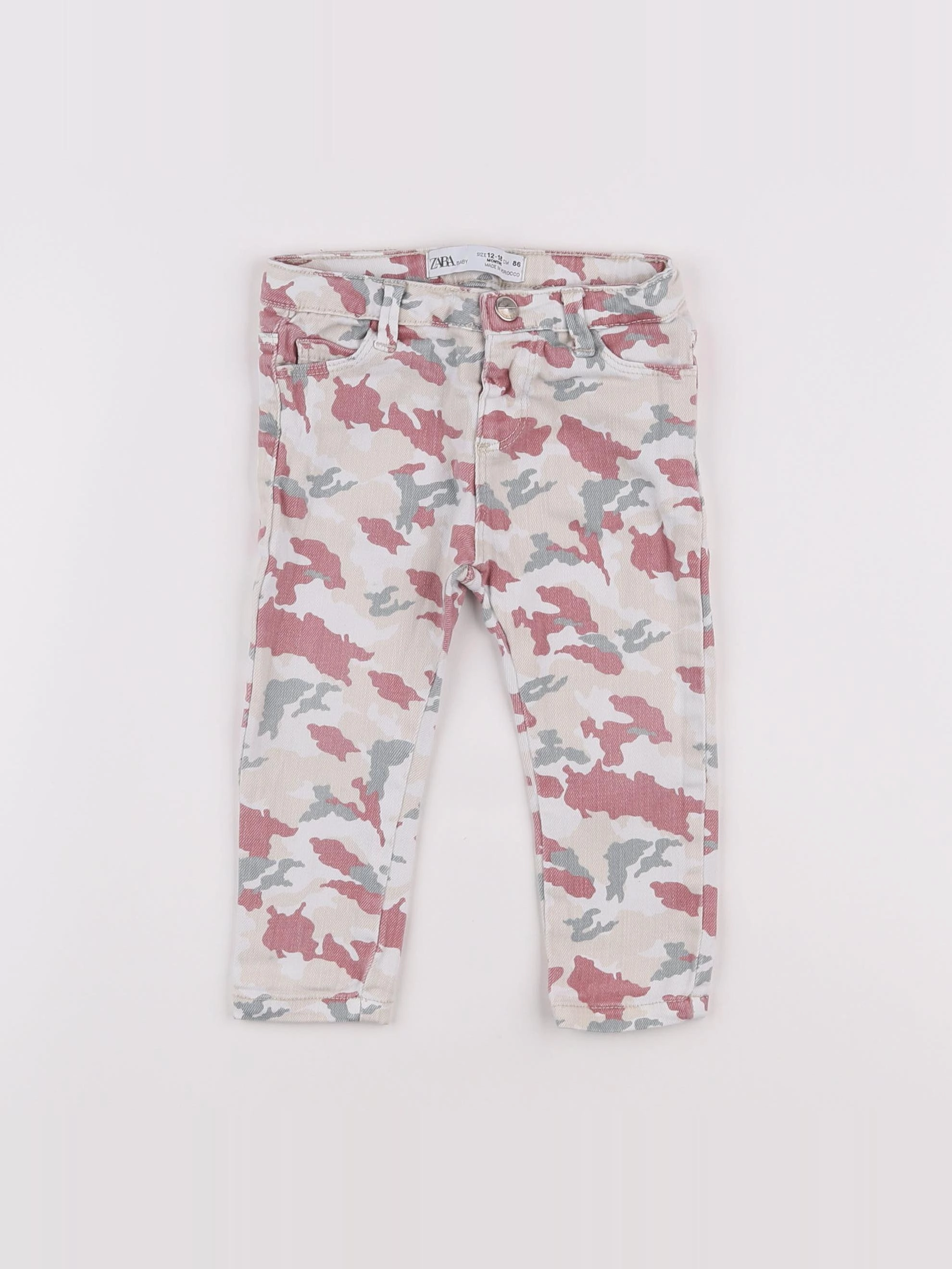 Zara - jean multicolore - 12/18 mois