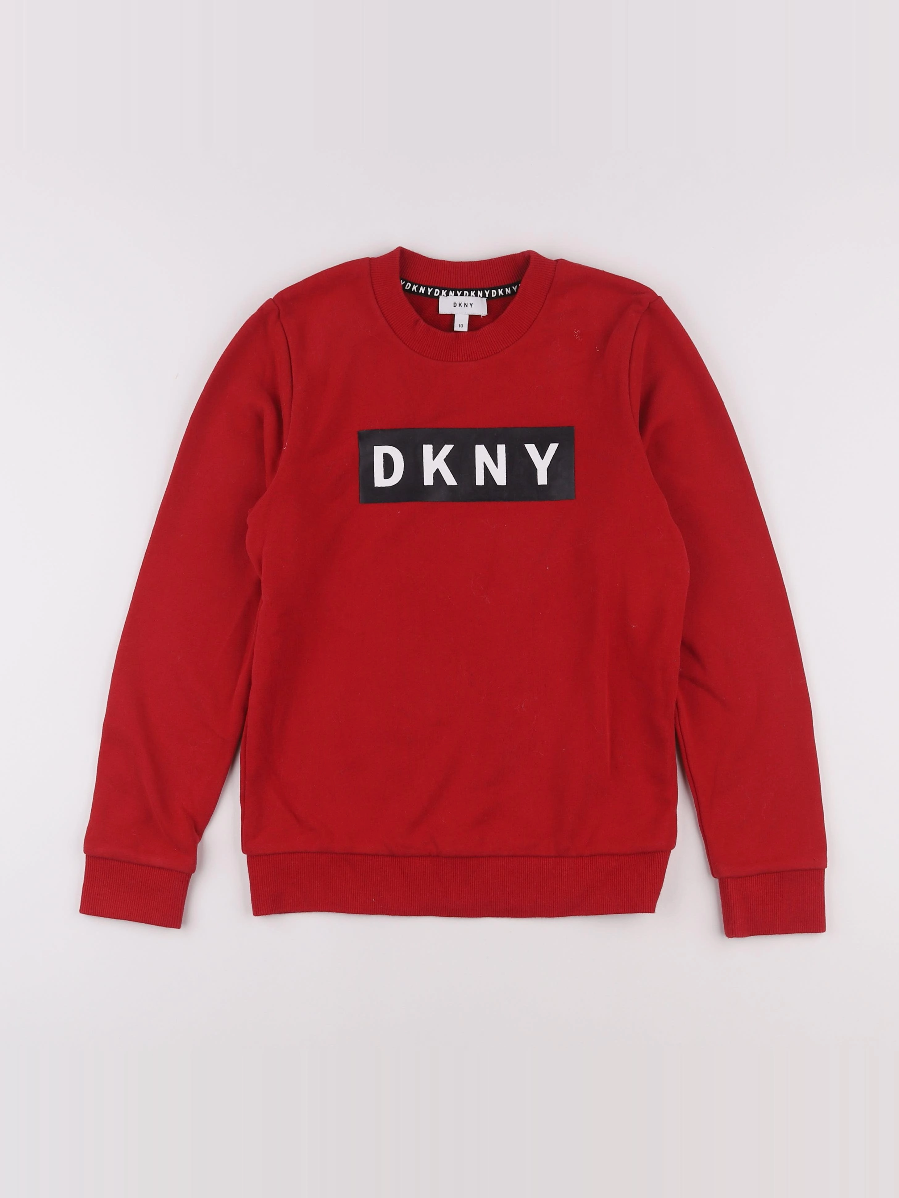 Dkny - sweat rouge - 10 ans