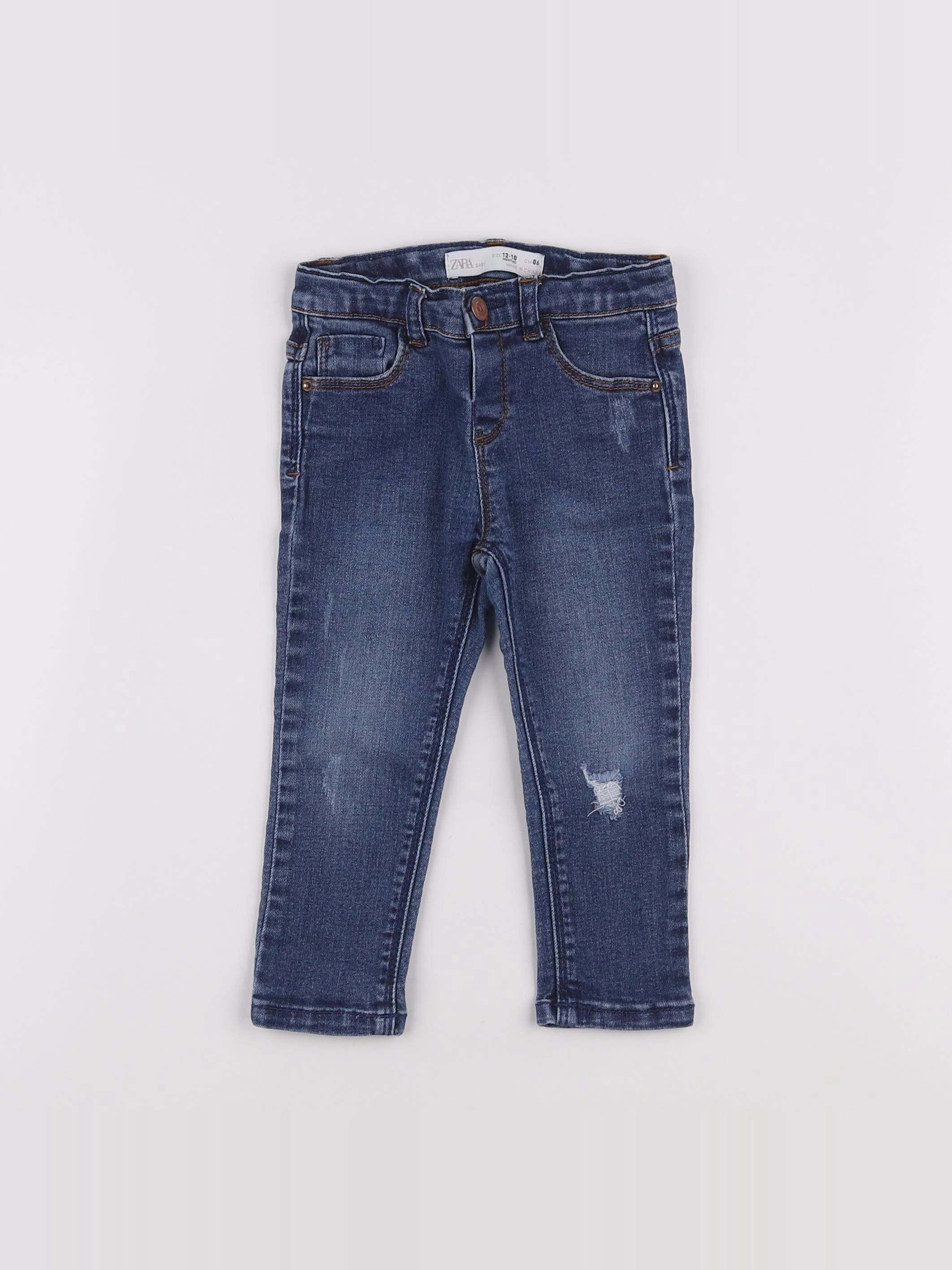 Zara - jean bleu - 12/18 mois