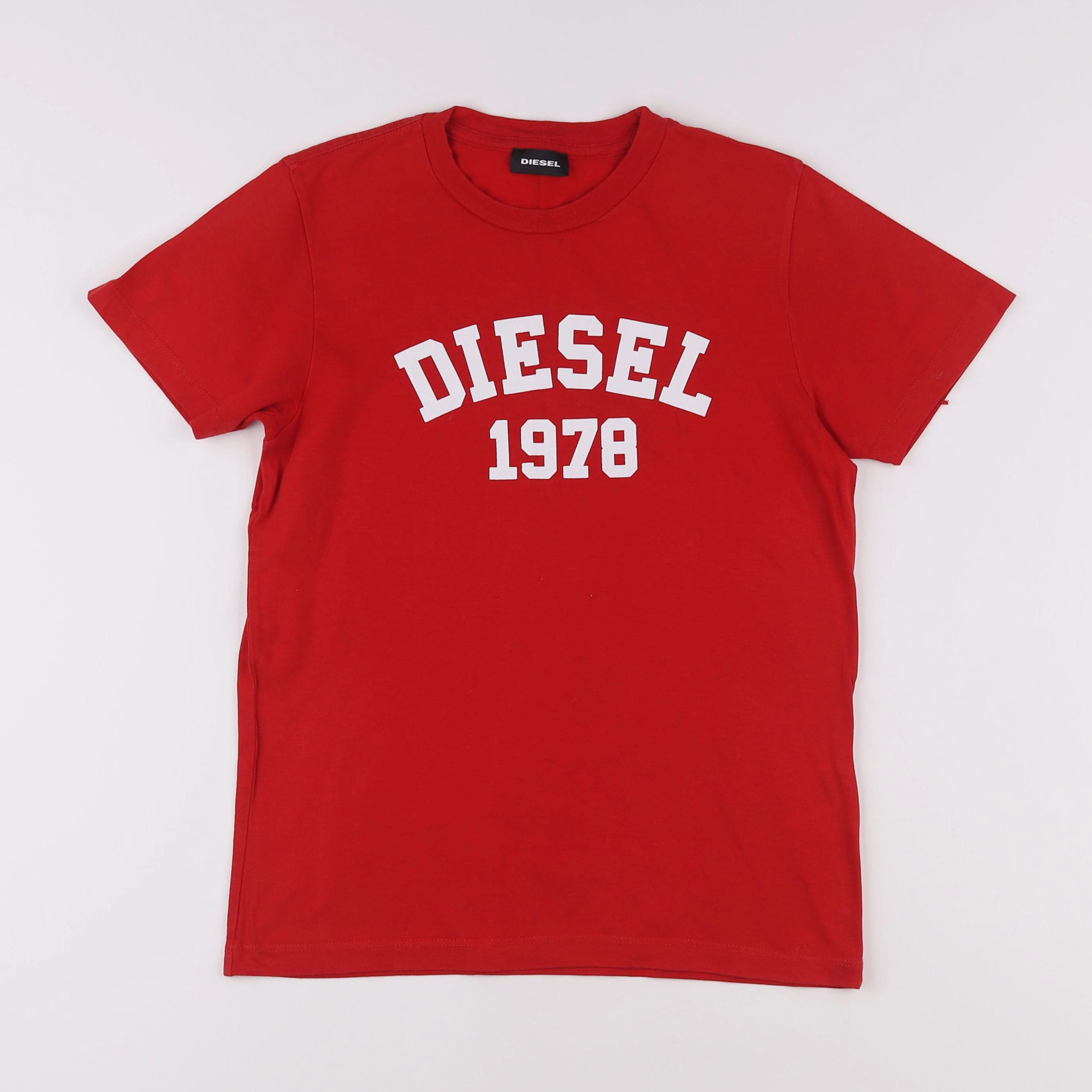 Diesel - tee-shirt rouge - 8/10 ans