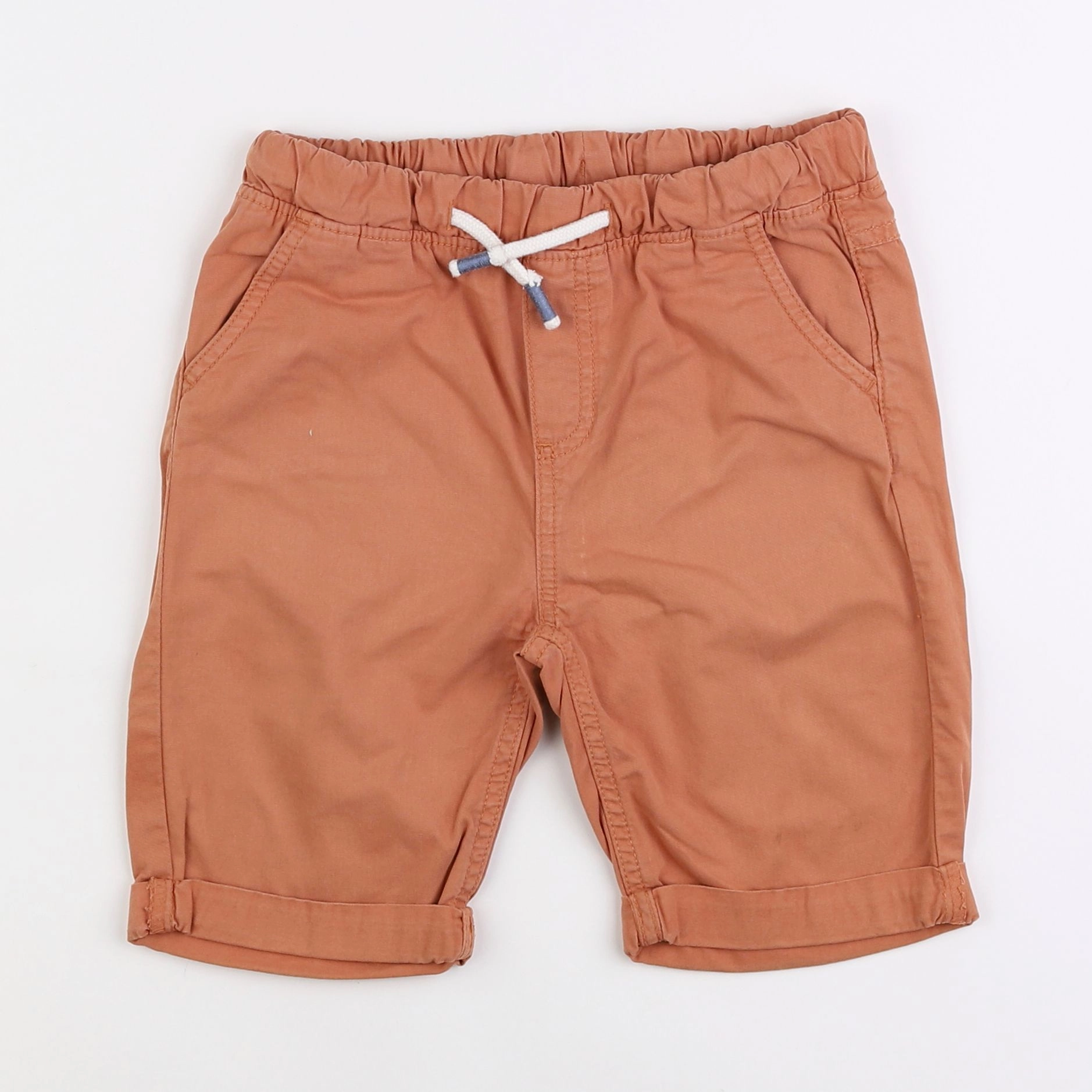 Vertbaudet - short orange - 9 ans