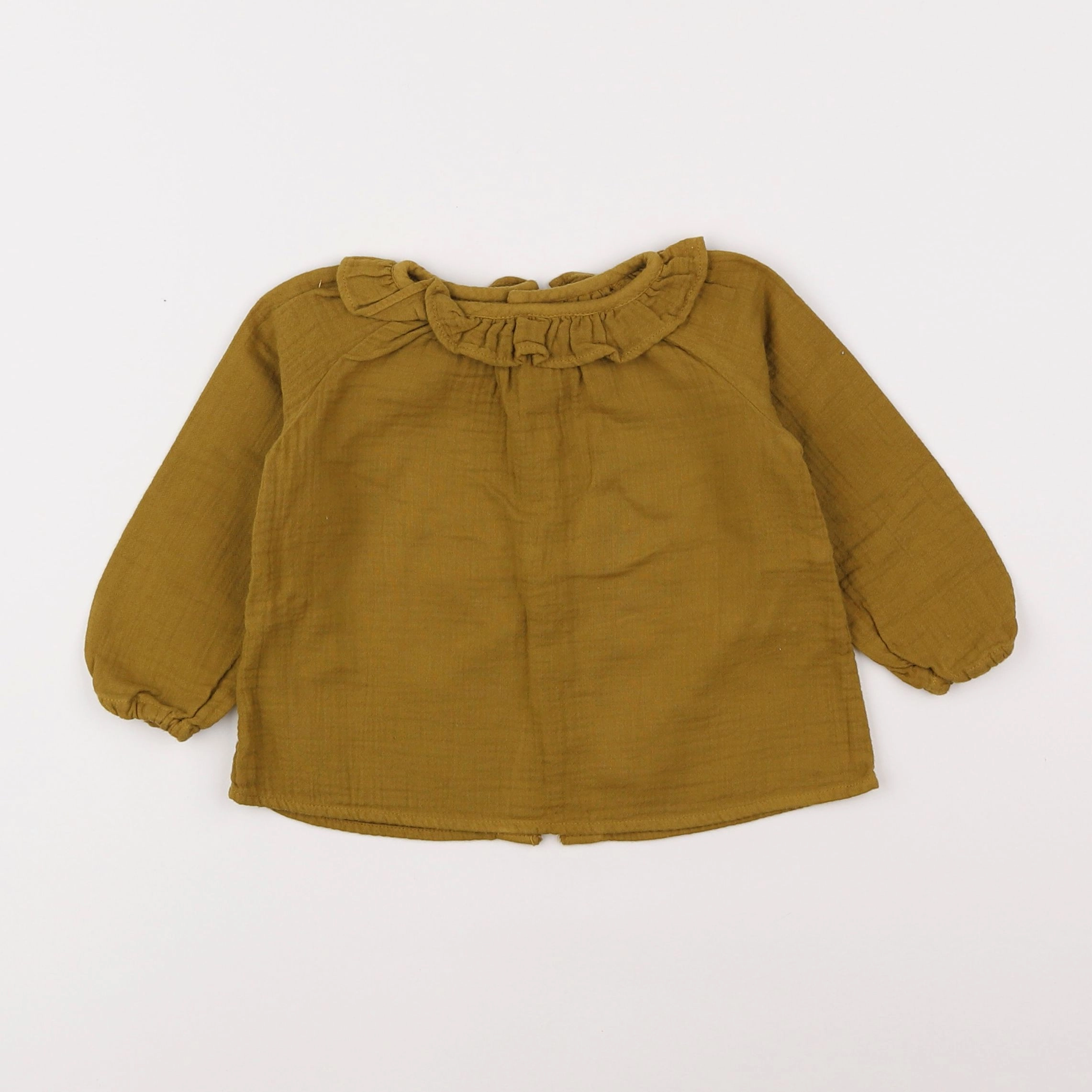 Bonton - blouse vert - 12 mois