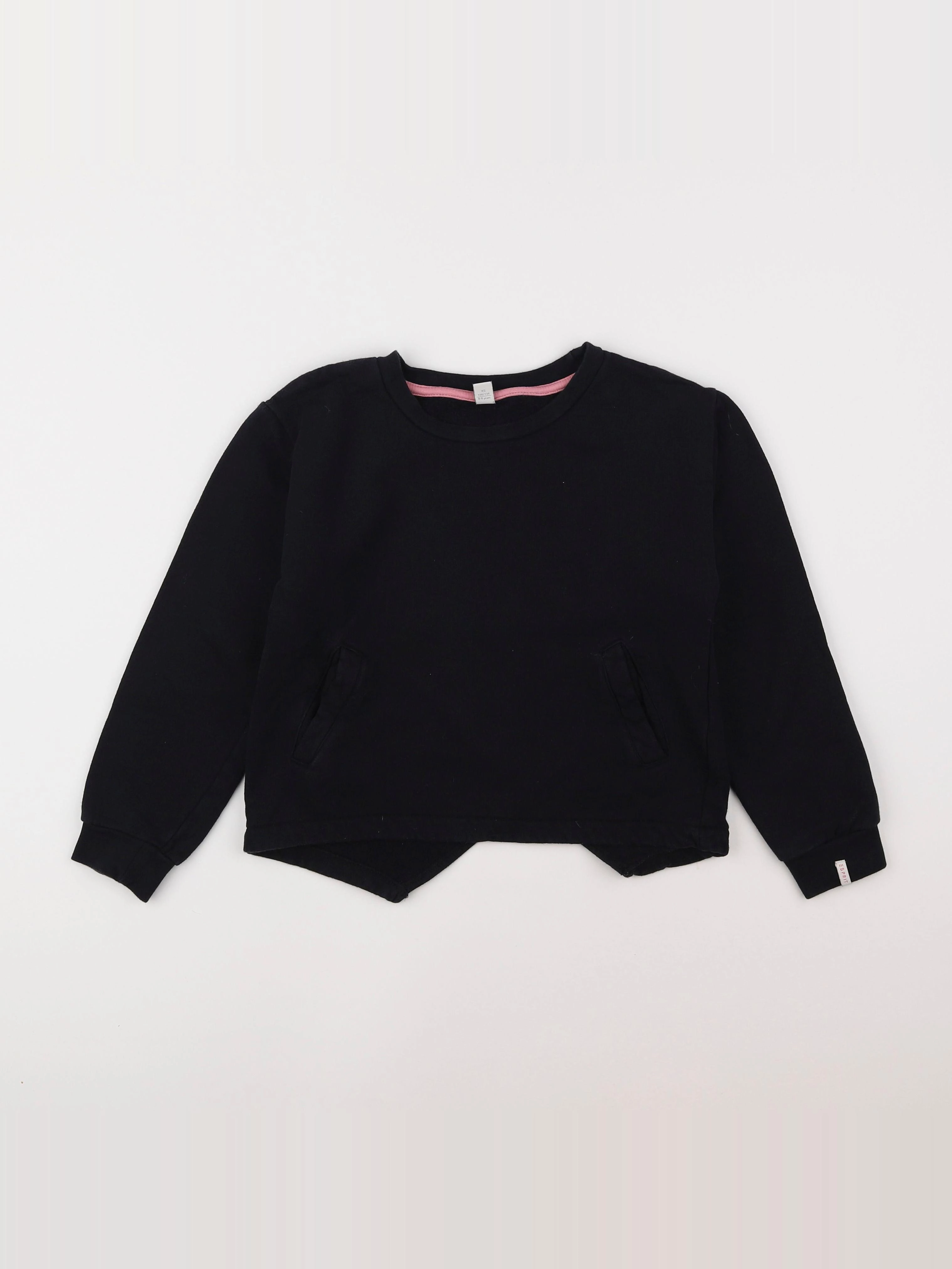 Esprit - sweat noir - 8/9 ans