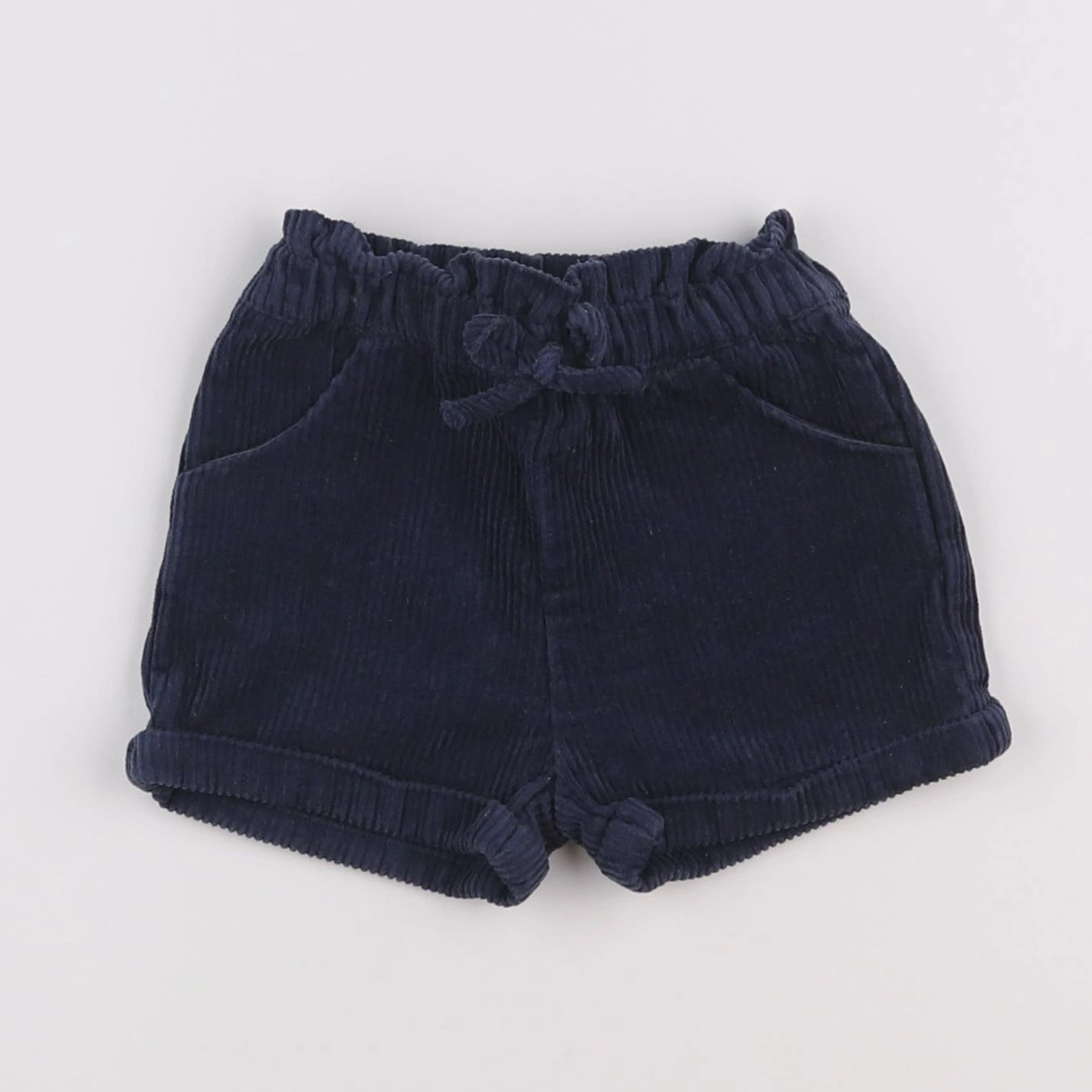 Vertbaudet - short bleu - 6 mois