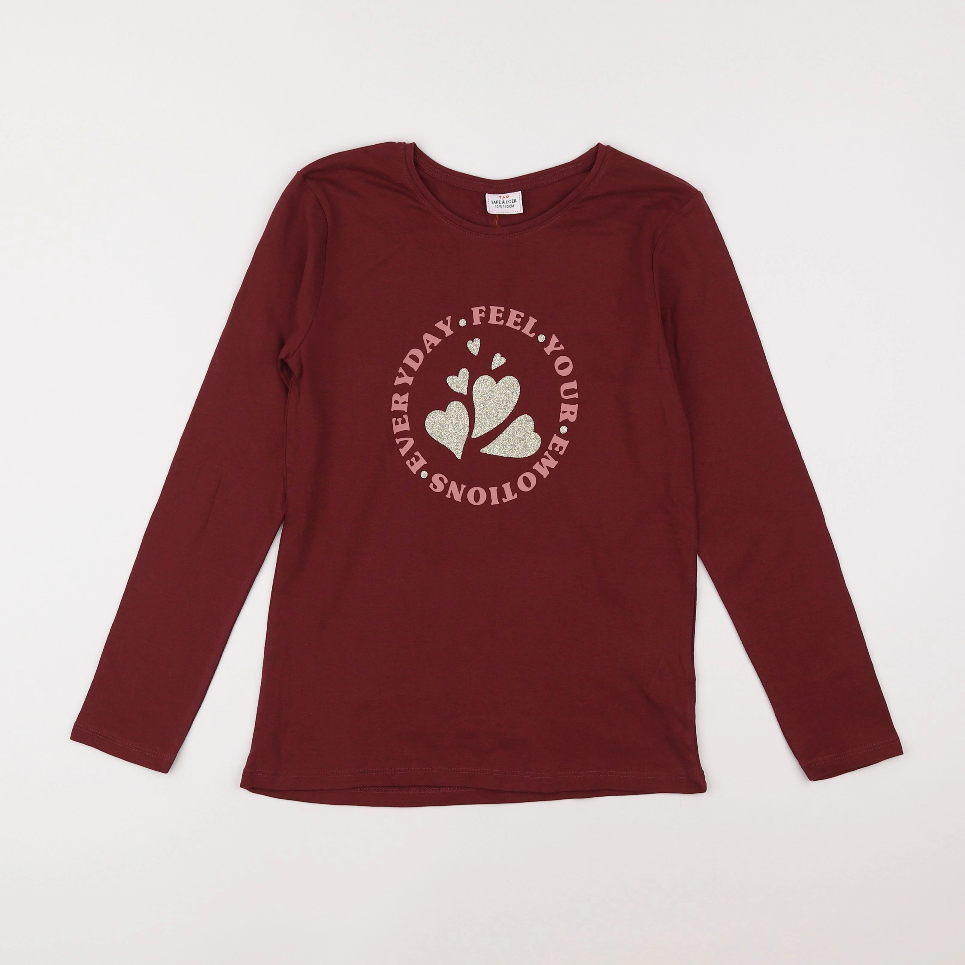 Tape à l'oeil - tee-shirt rouge - 10 ans