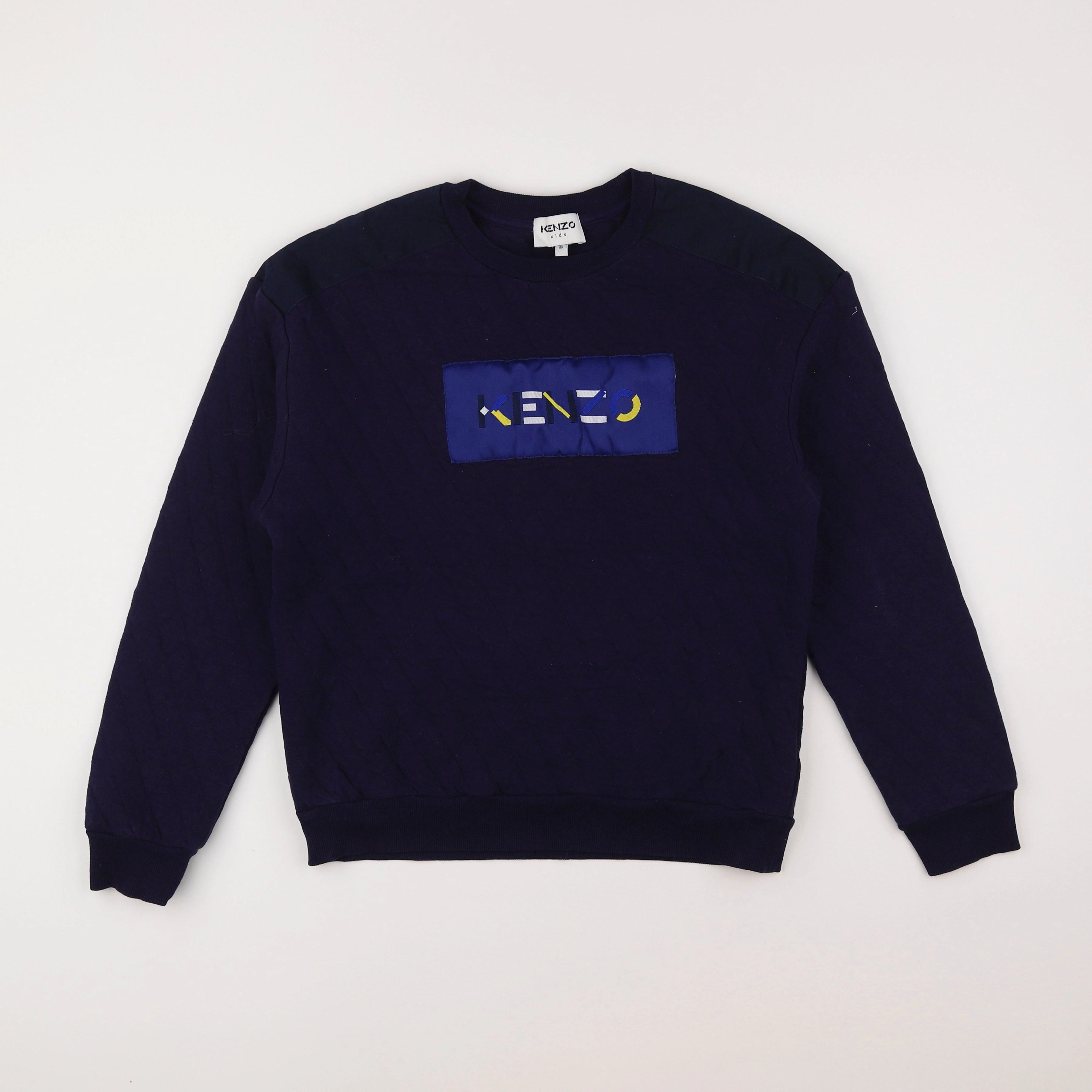 Kenzo - sweat bleu - 14 ans