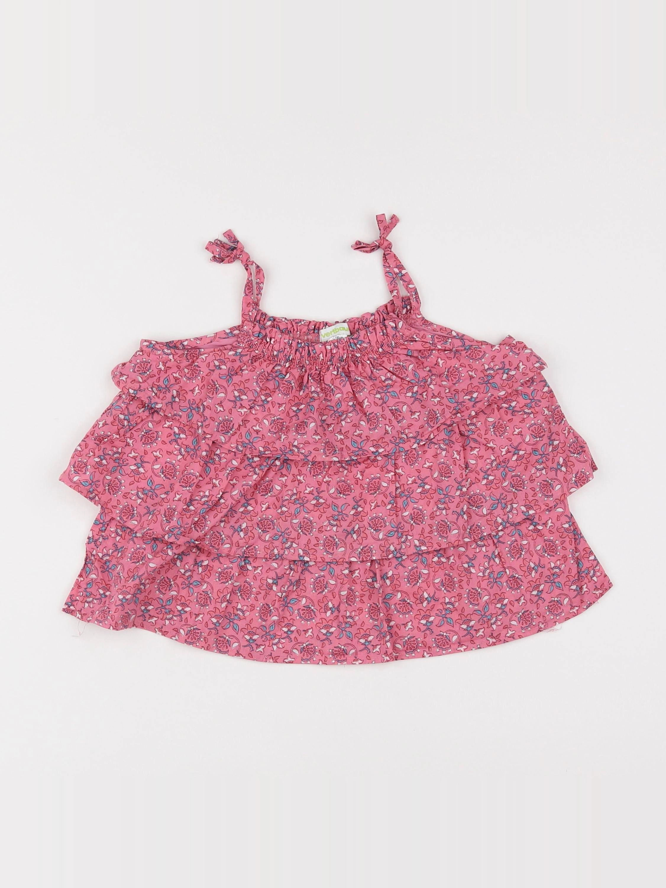 Vertbaudet - blouse rose - 6 ans
