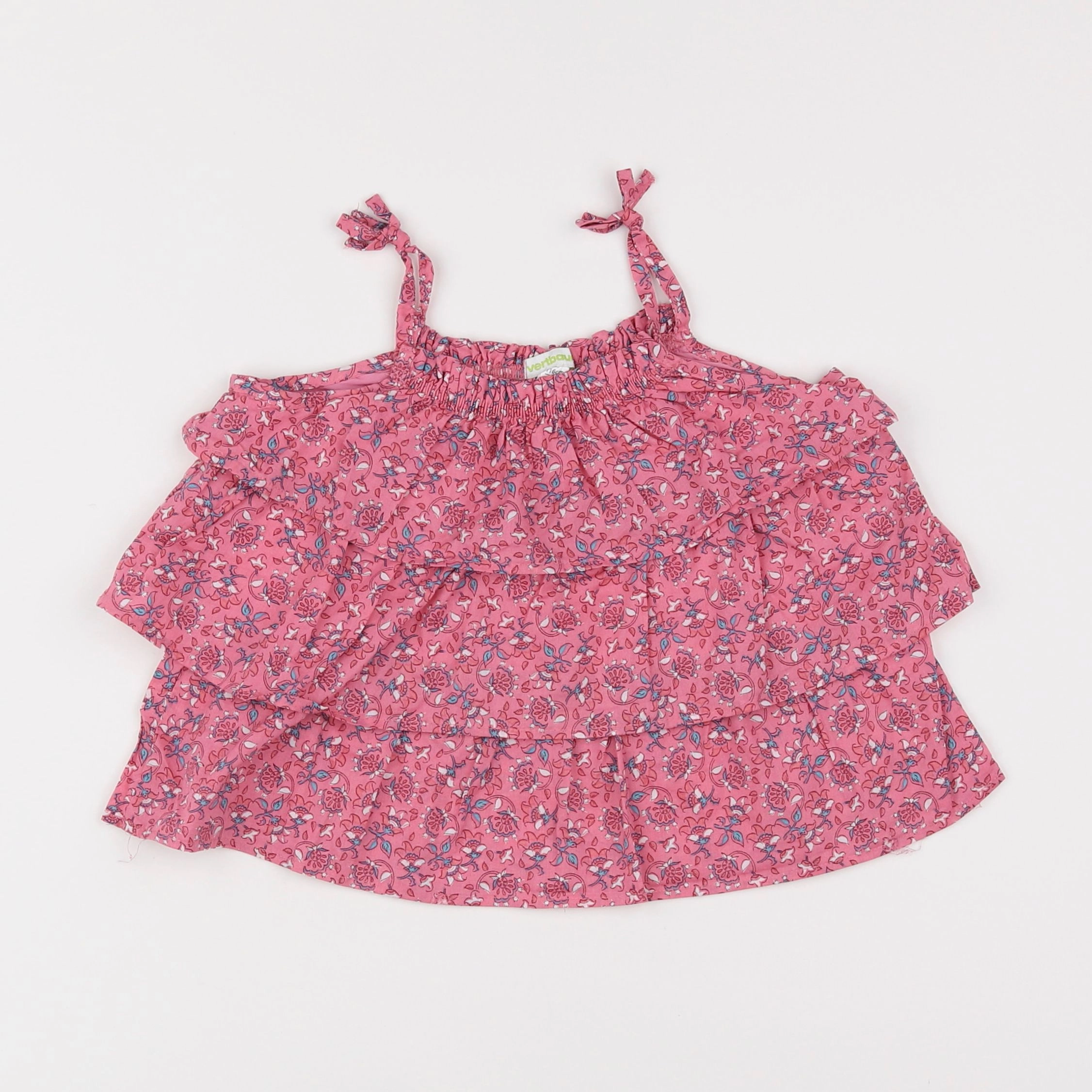 Vertbaudet - blouse rose - 6 ans