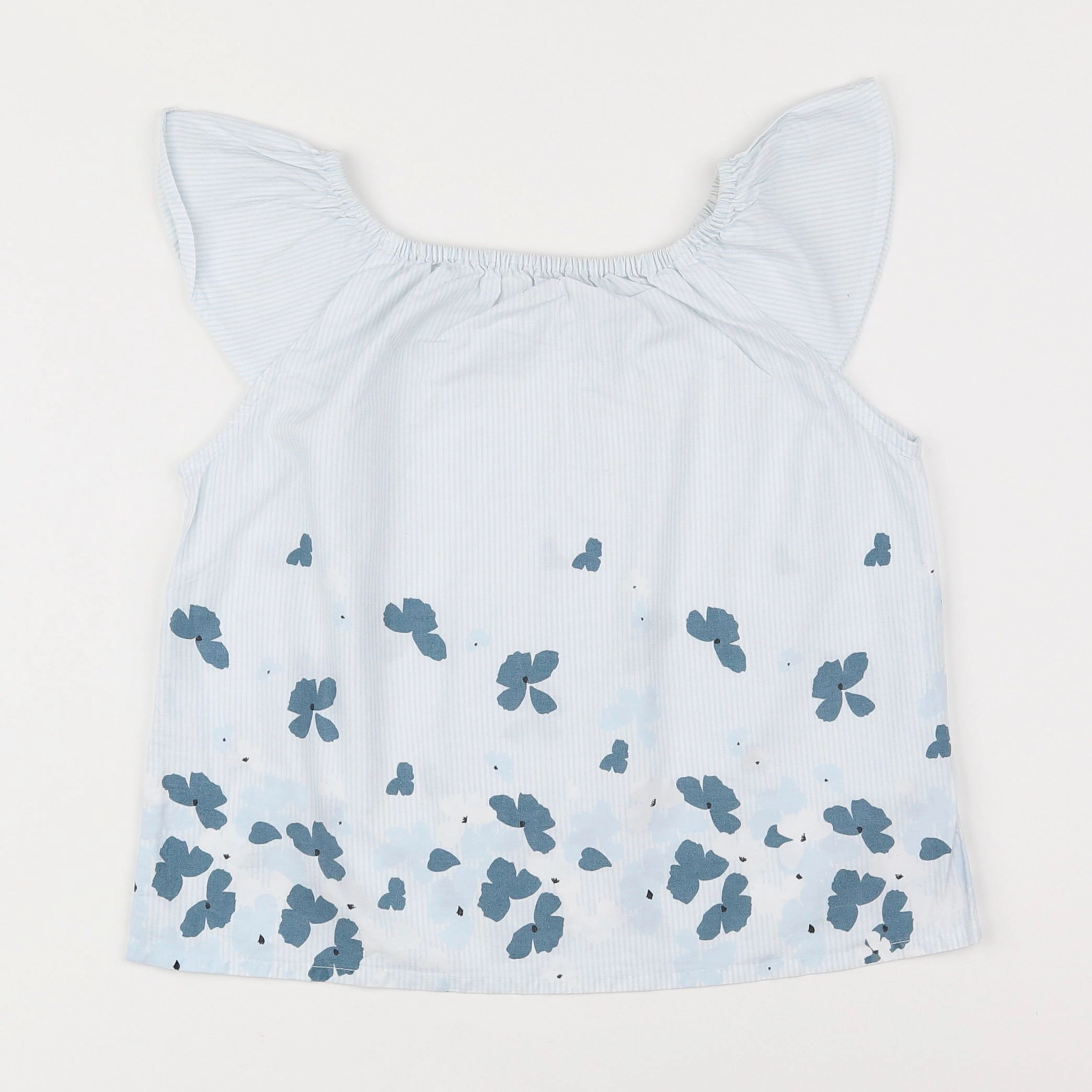 Vertbaudet - blouse bleu - 6 ans