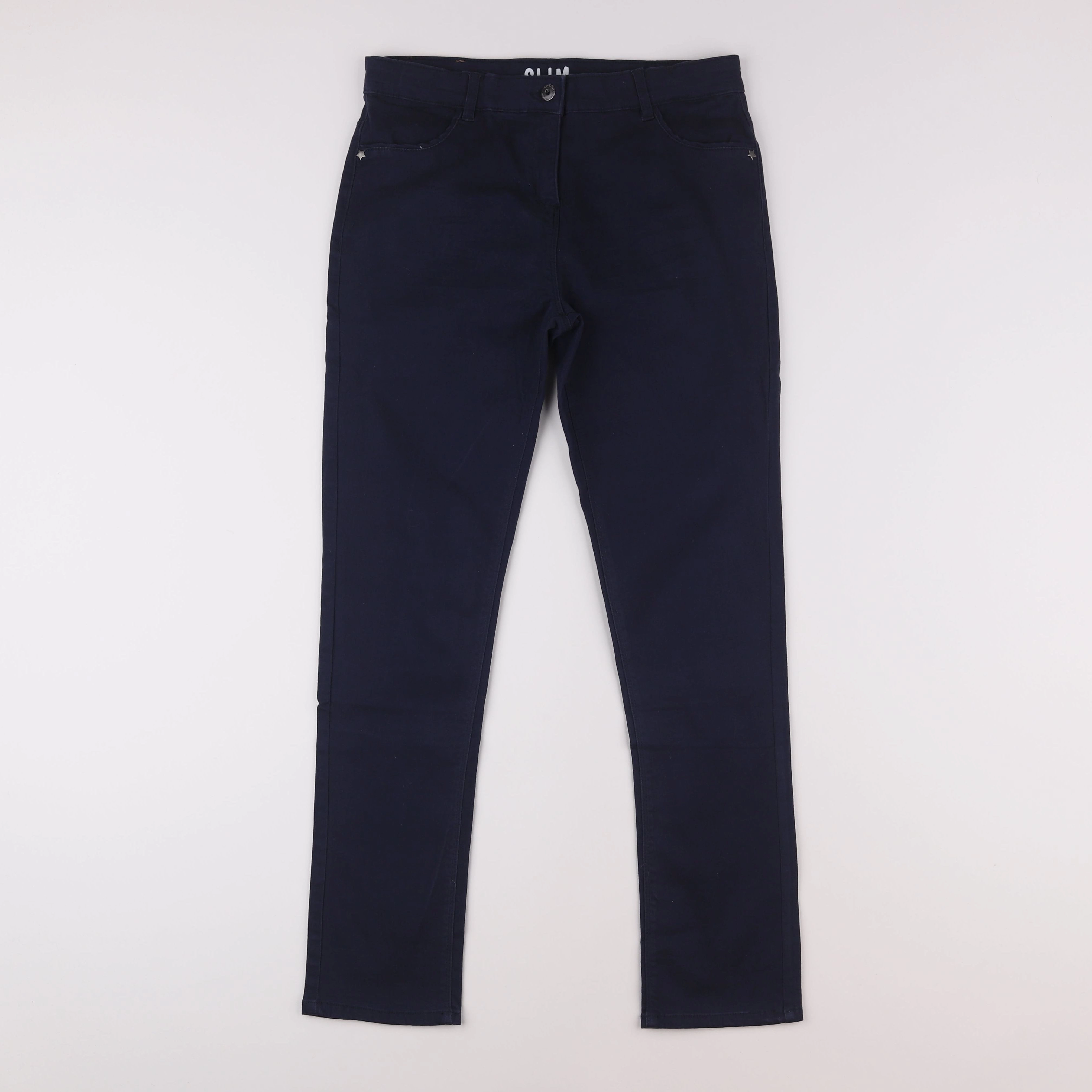 Vertbaudet - pantalon bleu - 14 ans