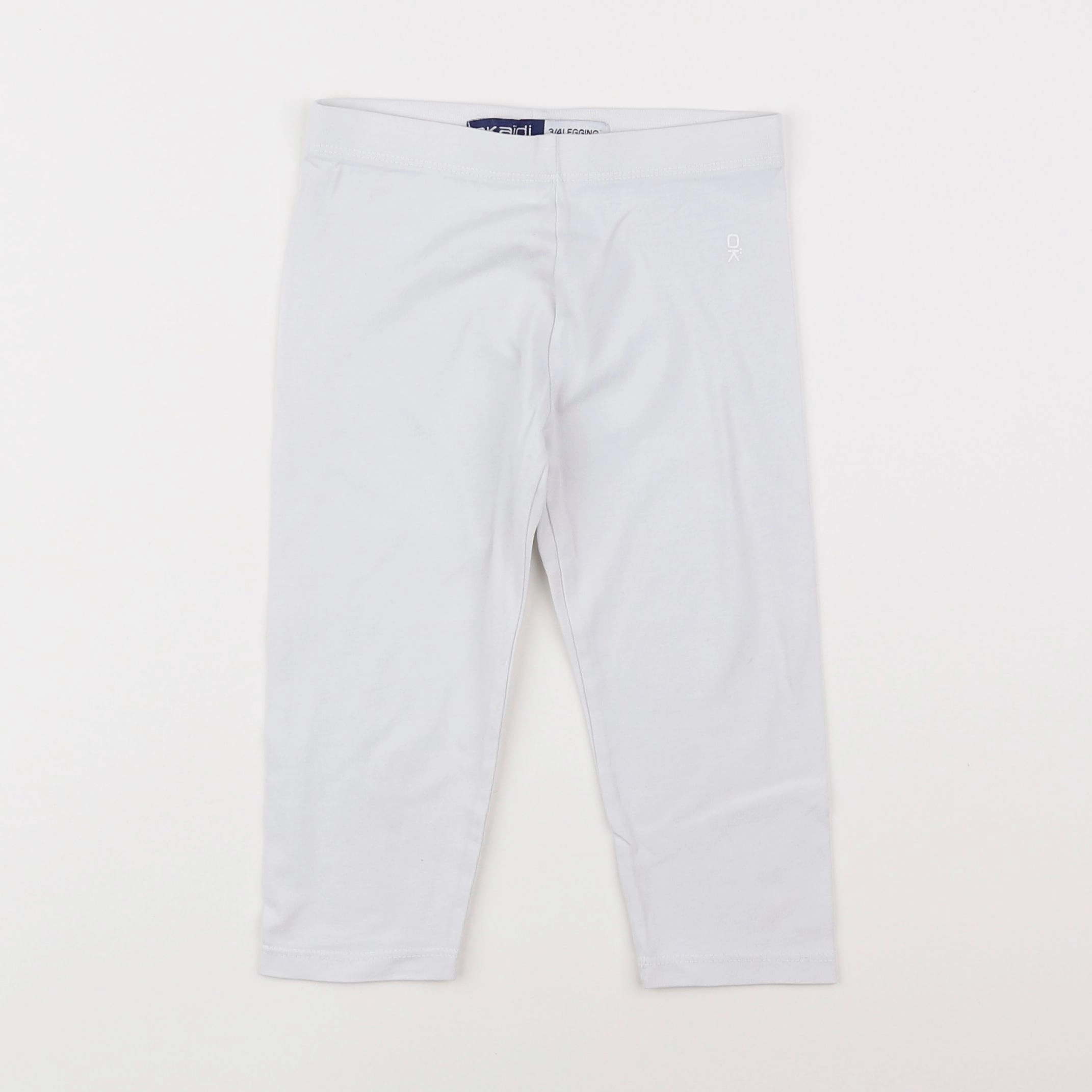 Okaidi - legging court blanc - 5 ans