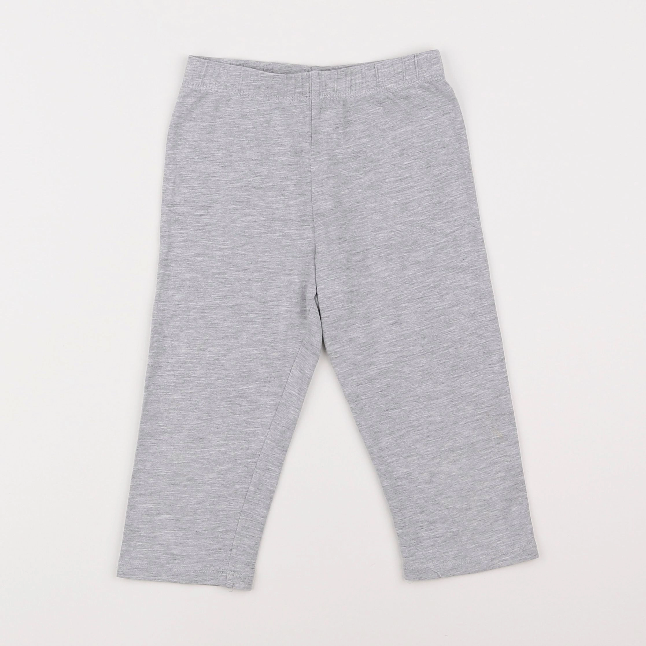 Vertbaudet - legging court gris - 6 ans