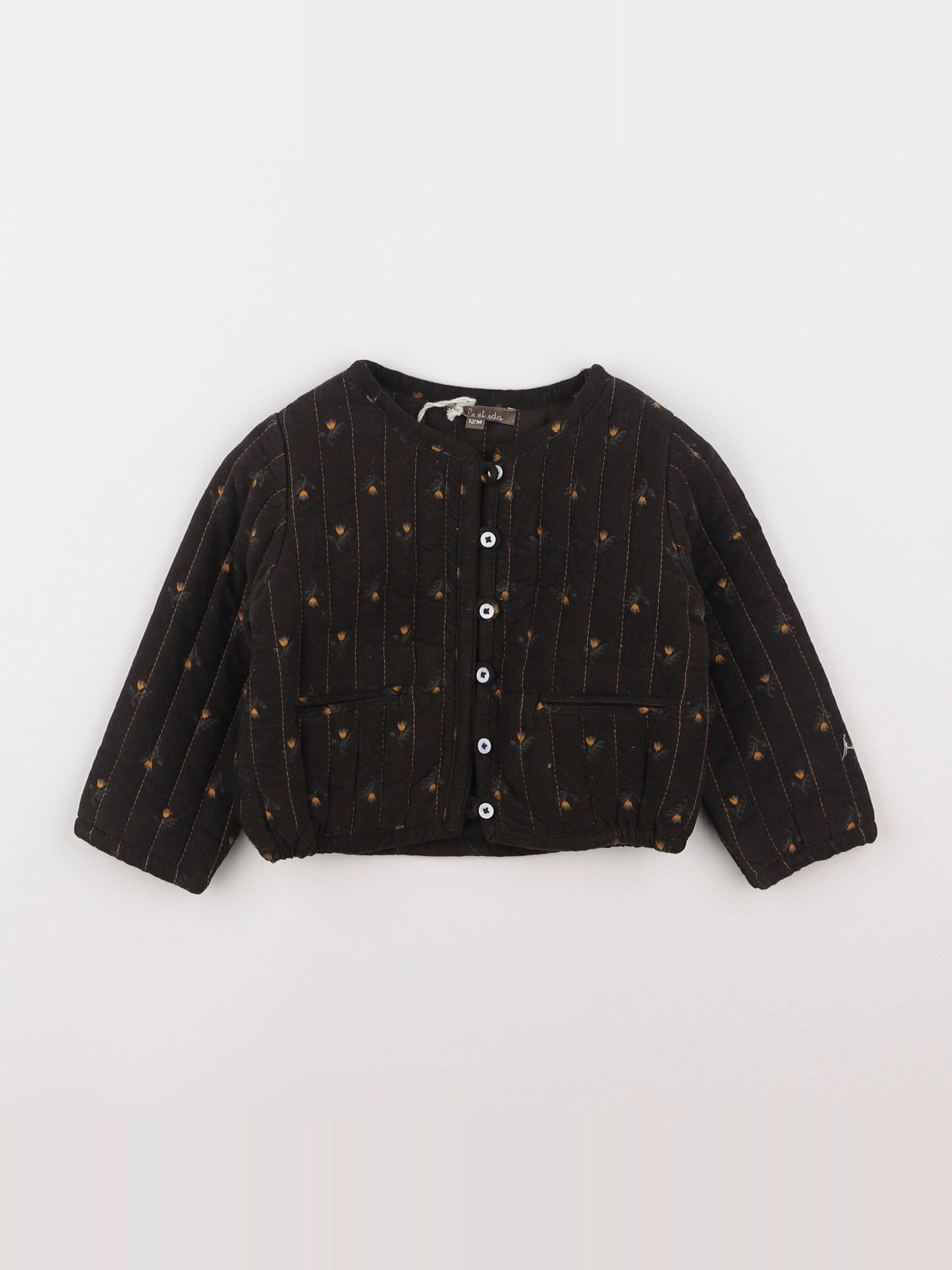 Emile et Ida - veste marron - 12 mois