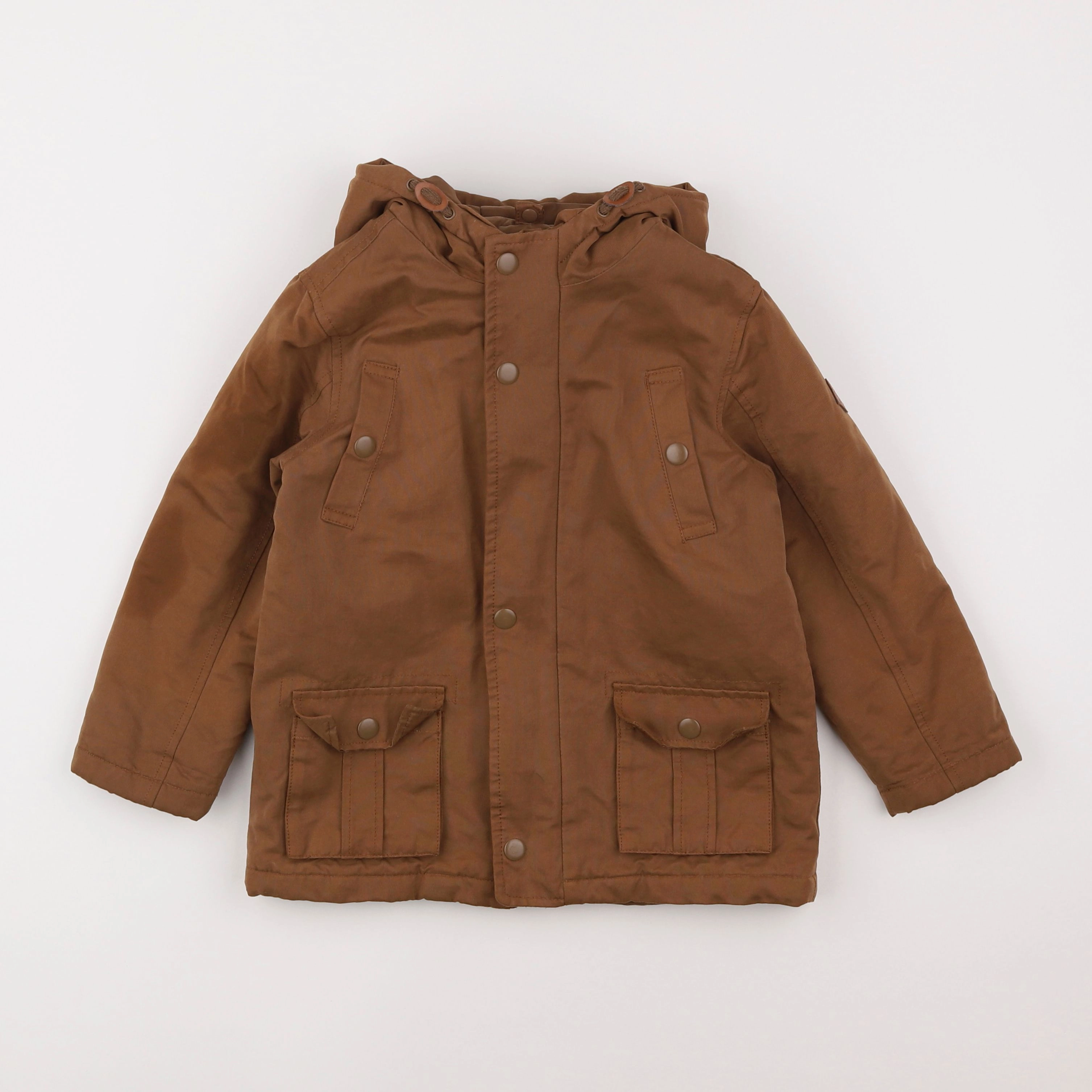 Vertbaudet - parka marron - 5 ans