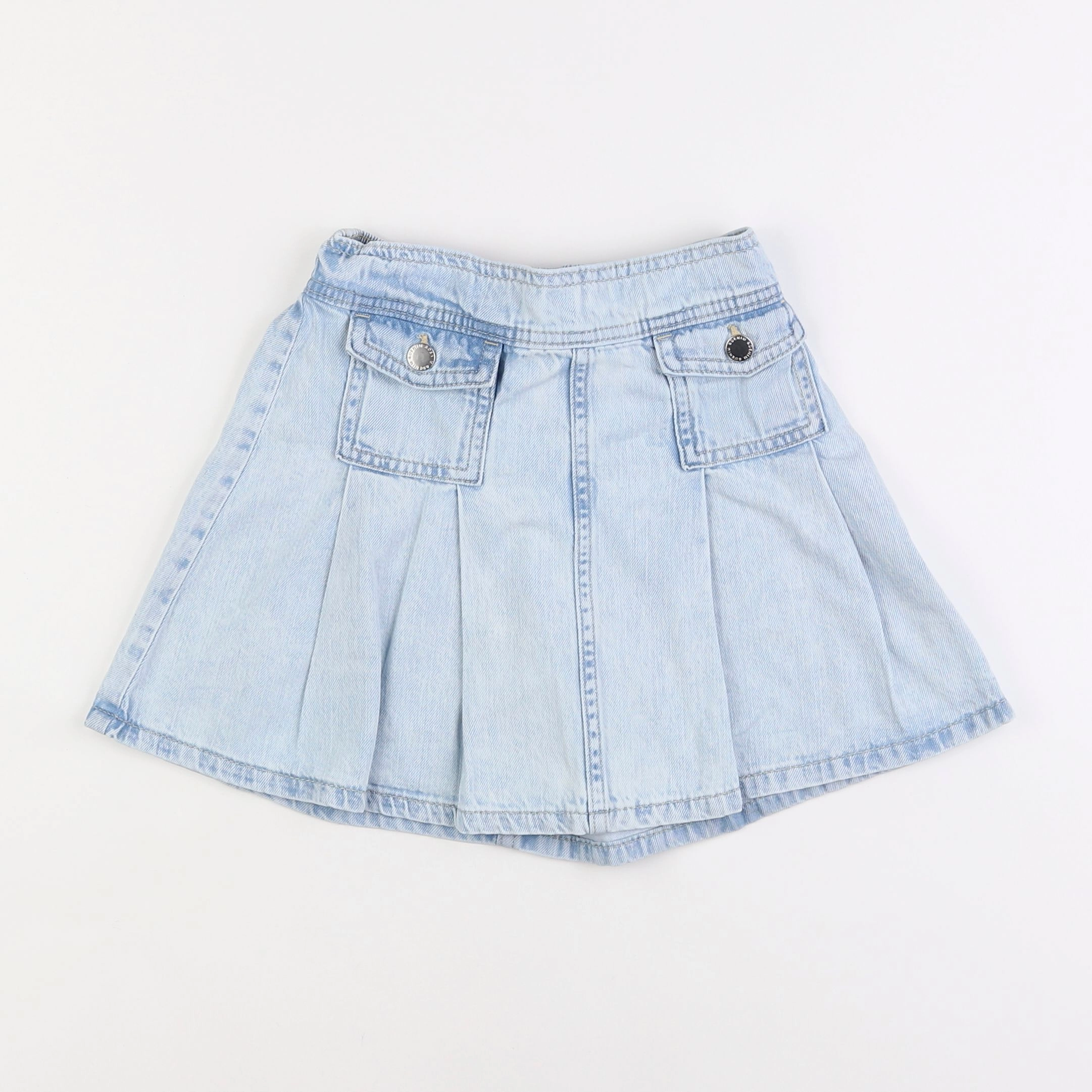 H&M - jupe bleu - 7/8 ans