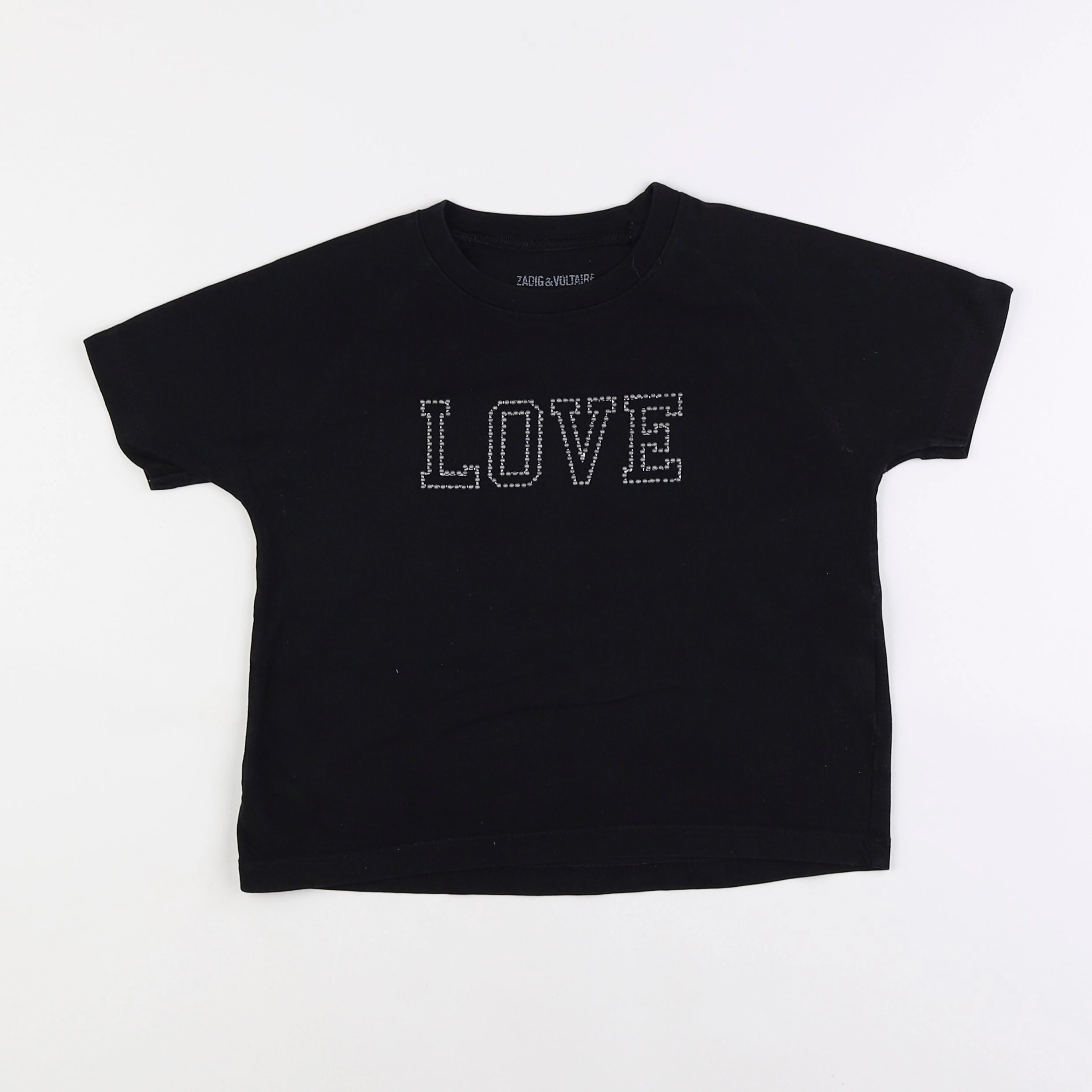 Zadig & Voltaire - tee-shirt noir - 6 ans