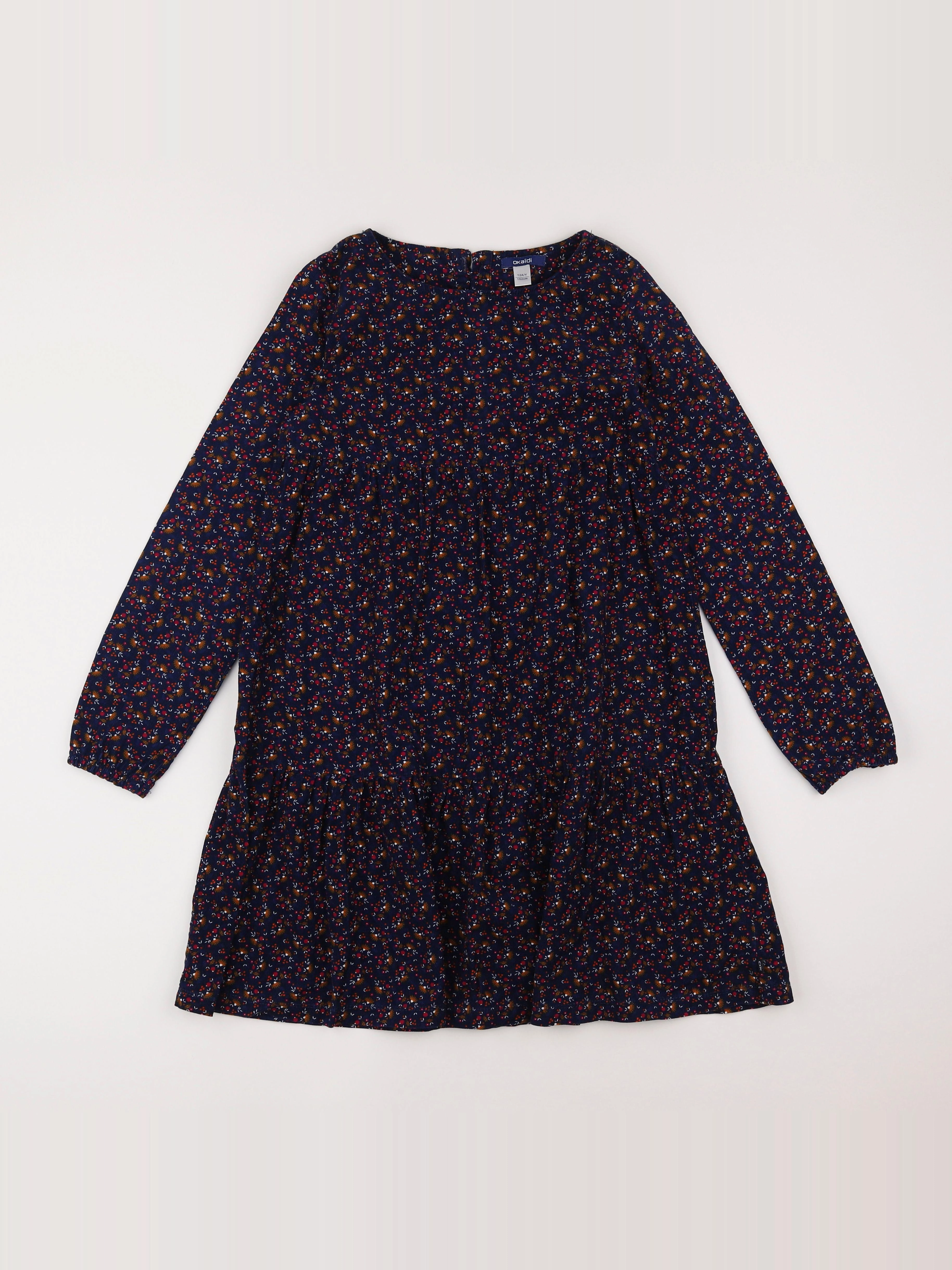 Okaidi - robe bleu - 12 ans