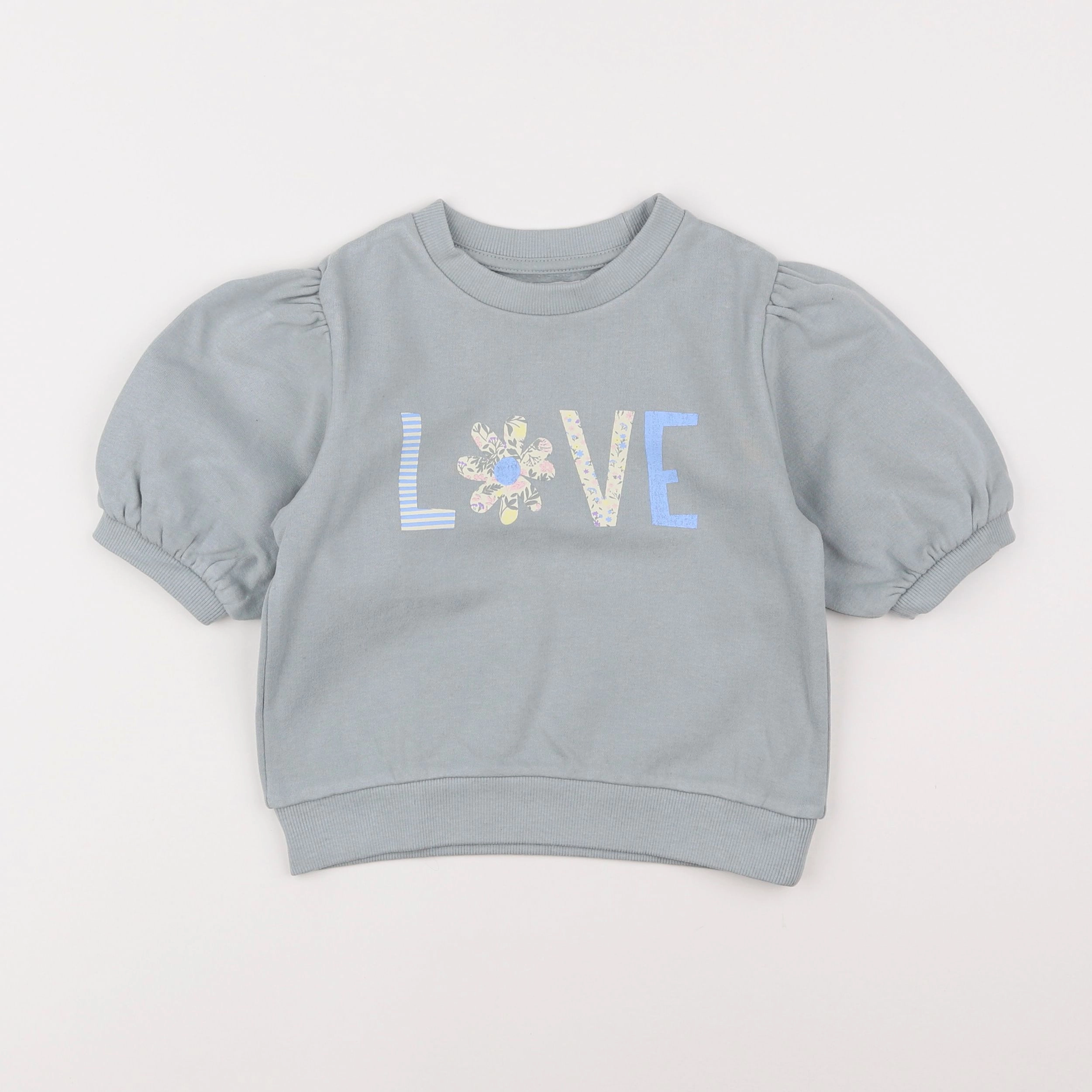 Vertbaudet - sweat bleu - 5 ans