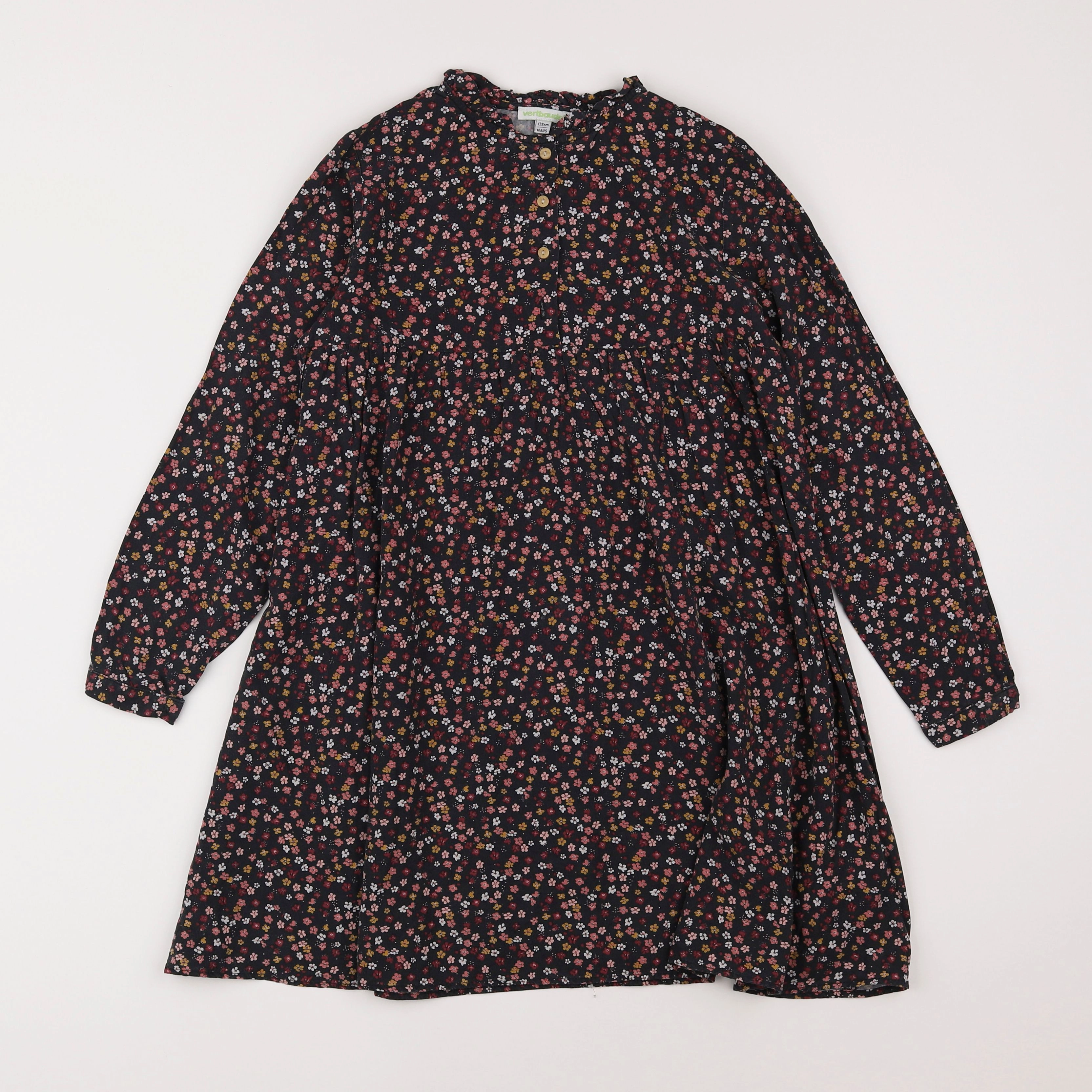 Vertbaudet - robe gris - 10 ans
