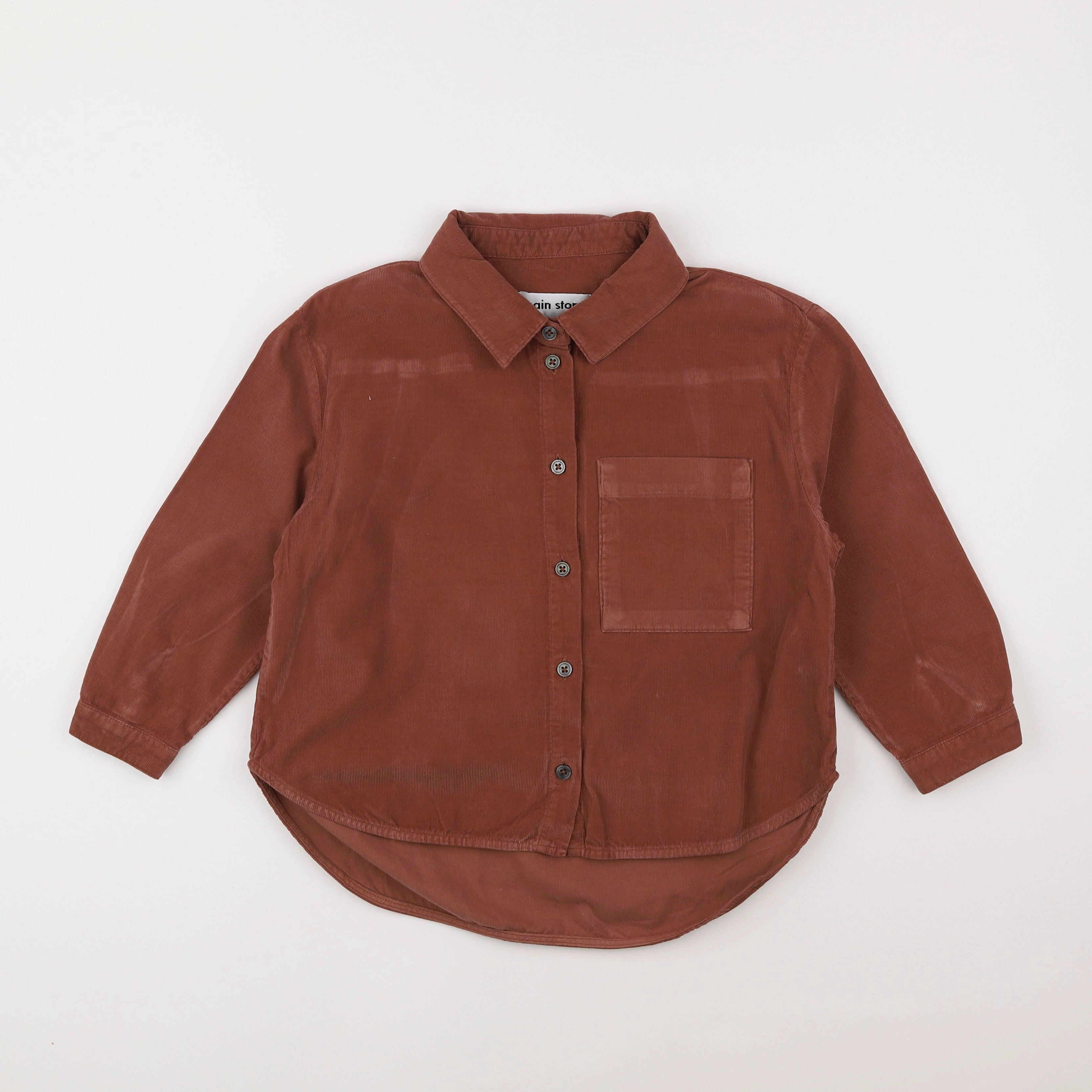 Main Story - chemise marron - 6 ans