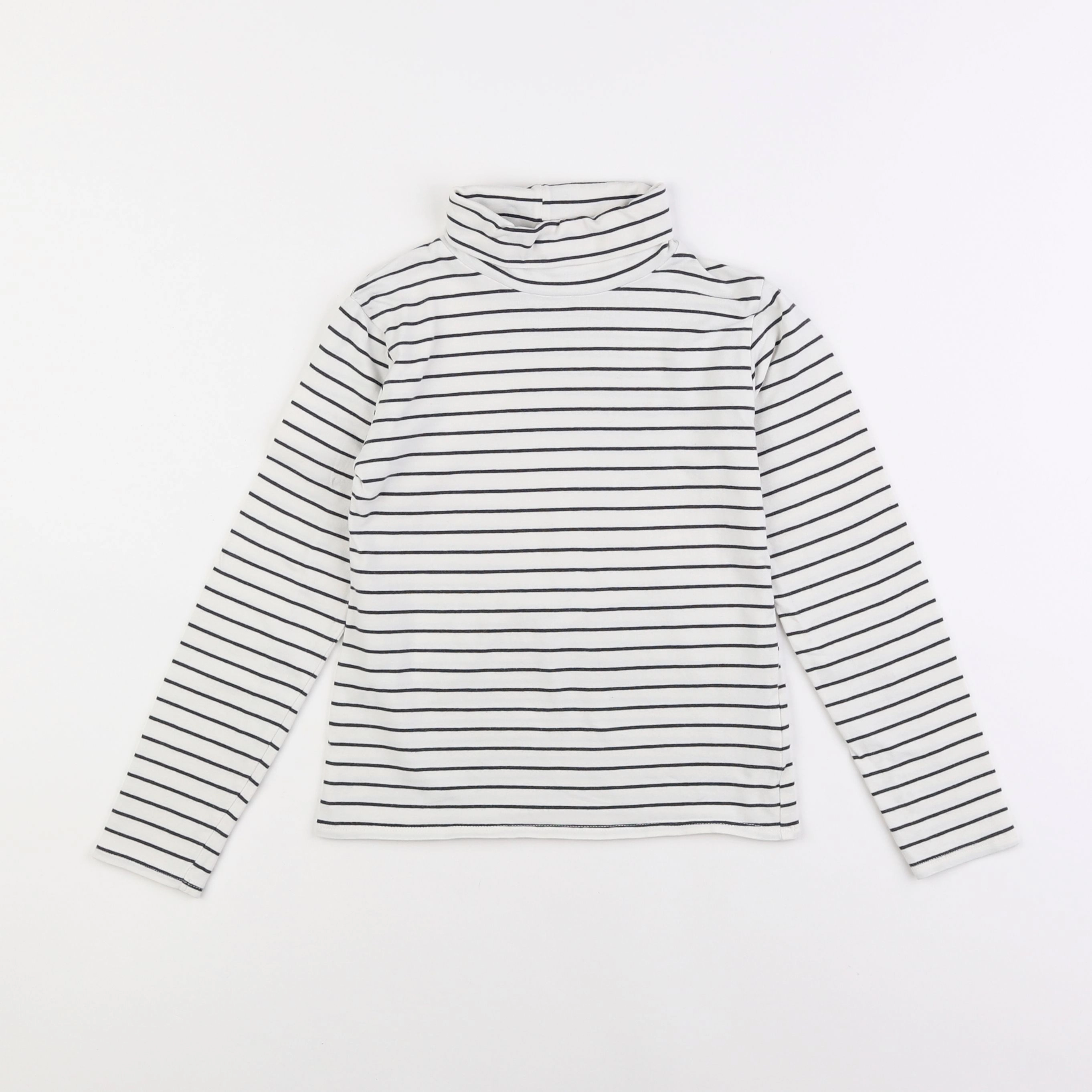 Vertbaudet - sous-pull blanc - 8 ans