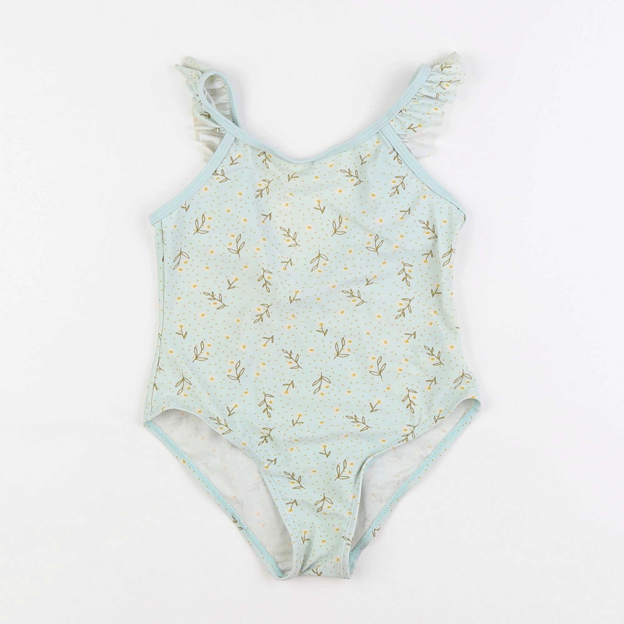 Vertbaudet - maillot de bain vert - 6 ans