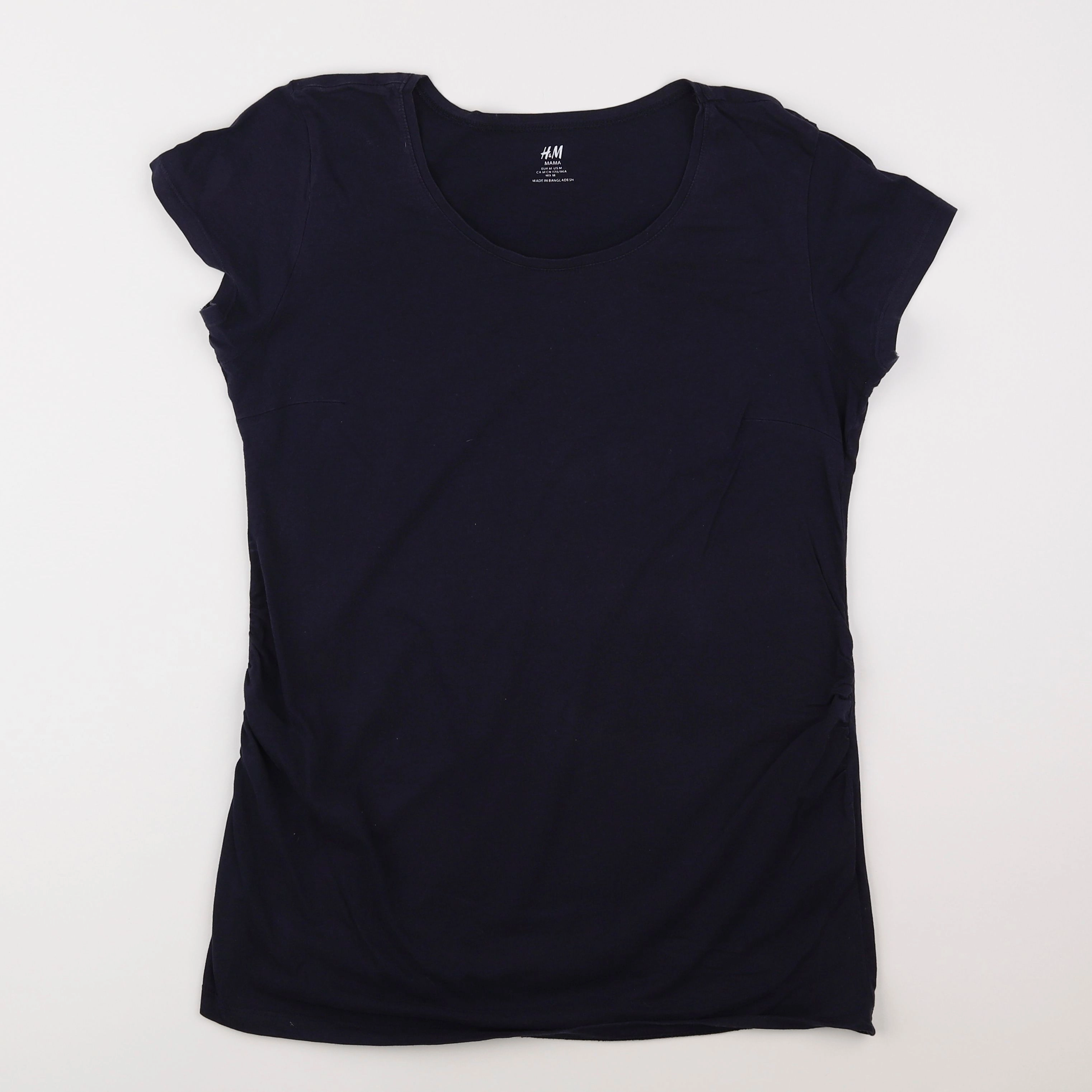 H&M - tee-shirt grossesse bleu - 38 à 40