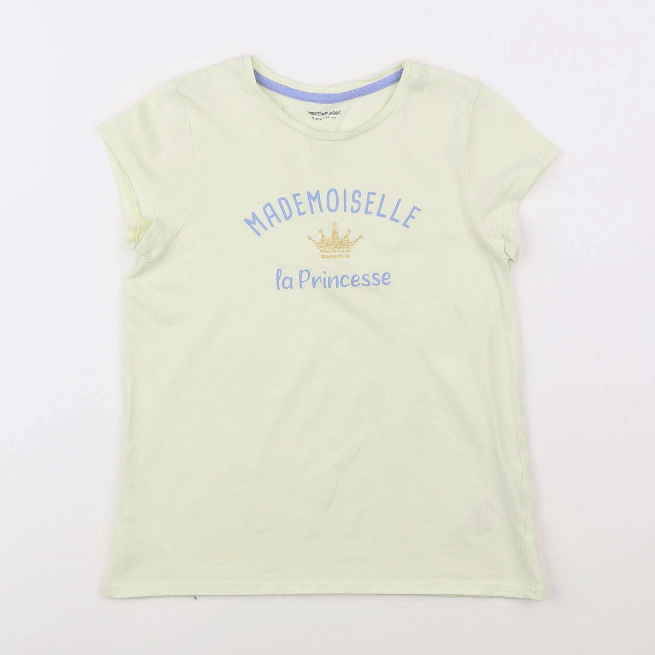 Vertbaudet - tee-shirt jaune - 6 ans