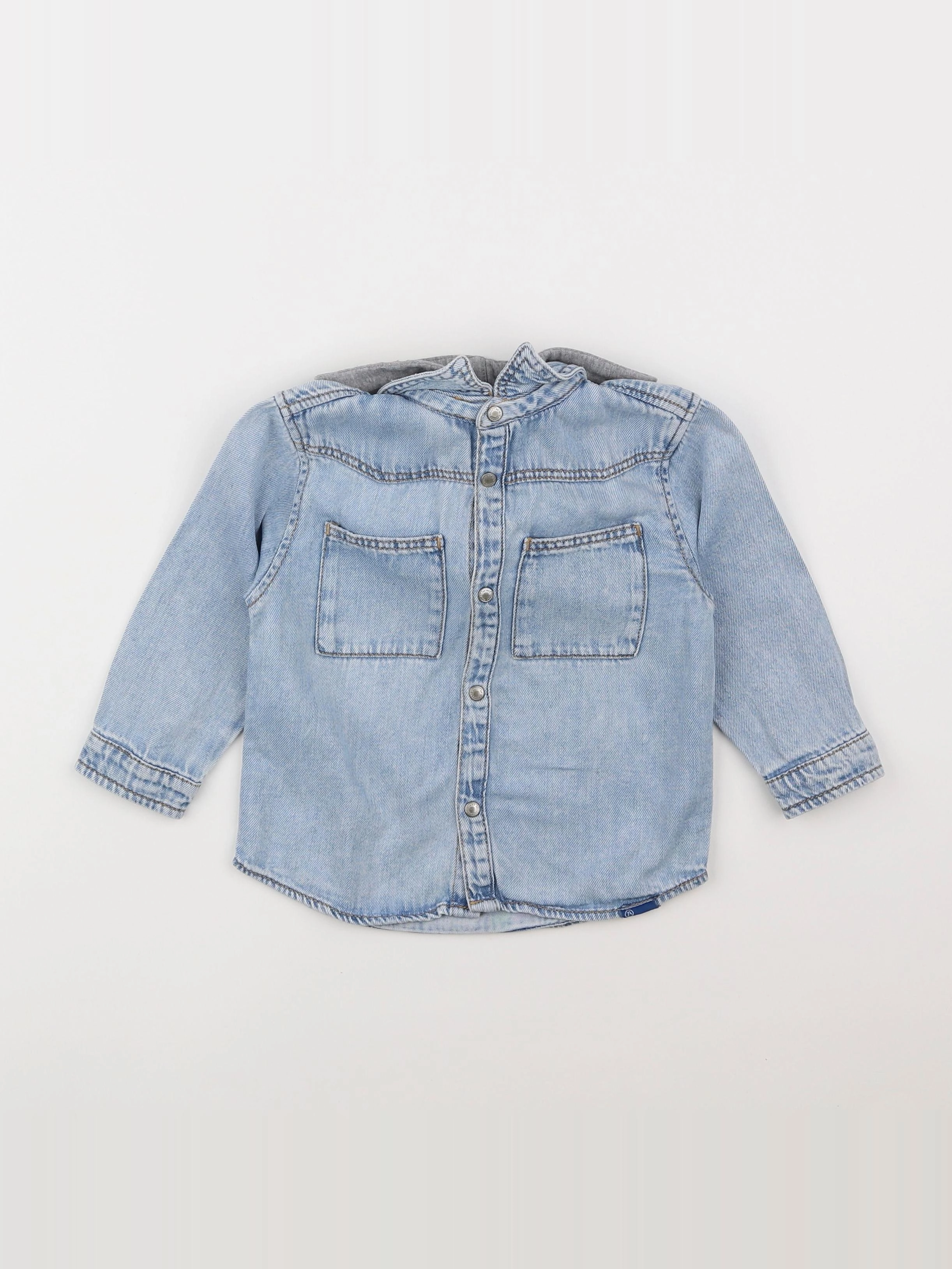 Zara - chemise bleu - 9/12 mois
