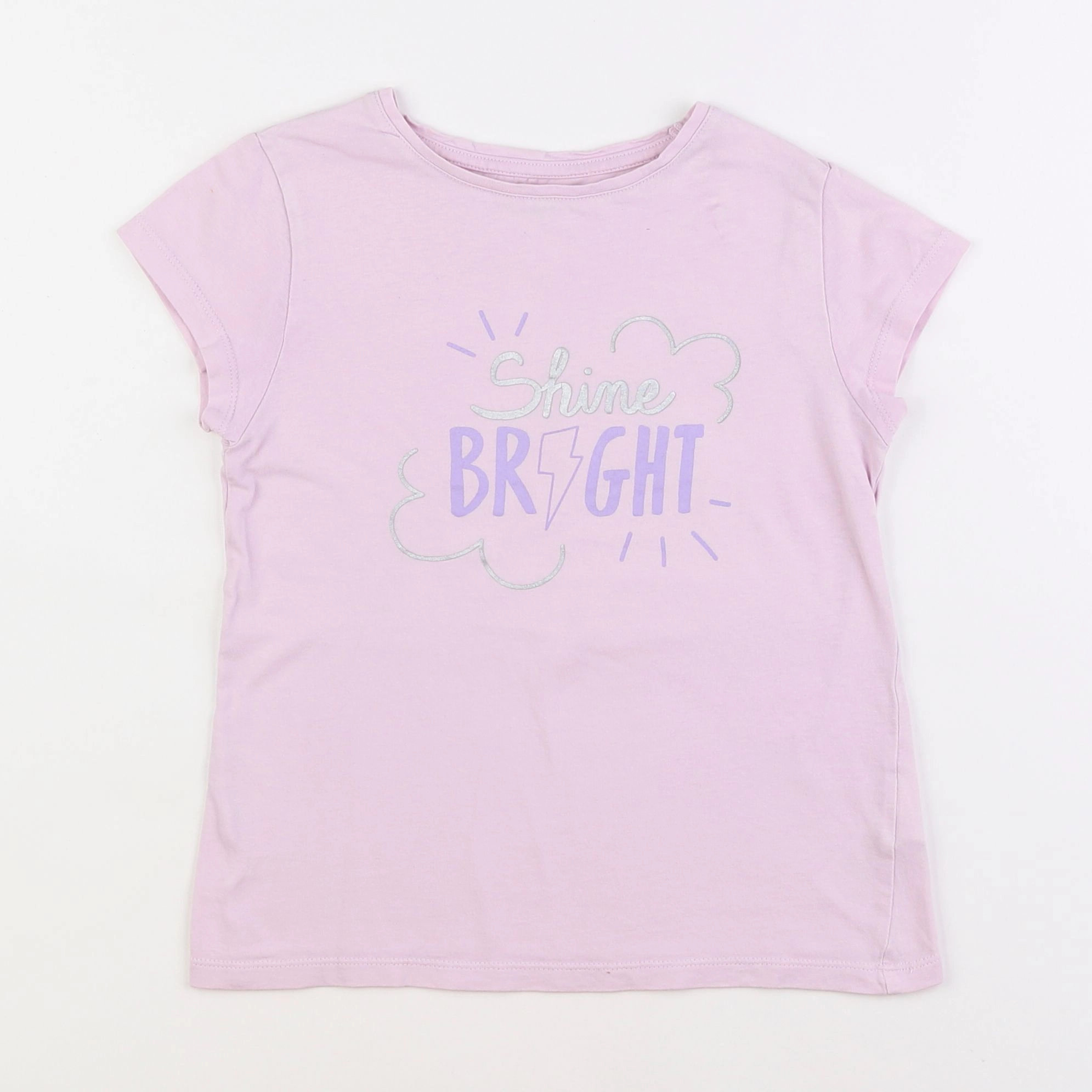 Vertbaudet - tee-shirt violet - 8 ans