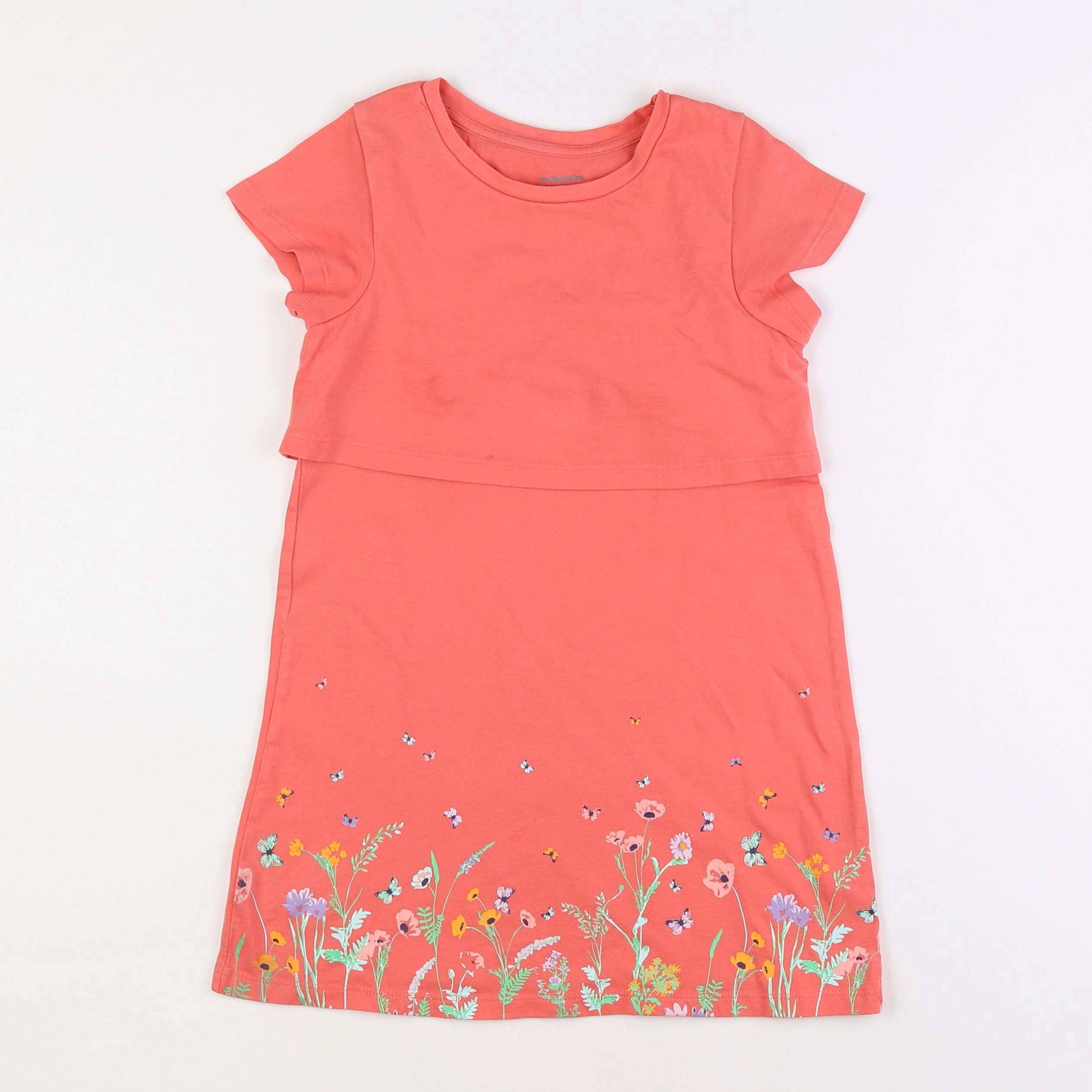 Vertbaudet - robe rose - 6 ans