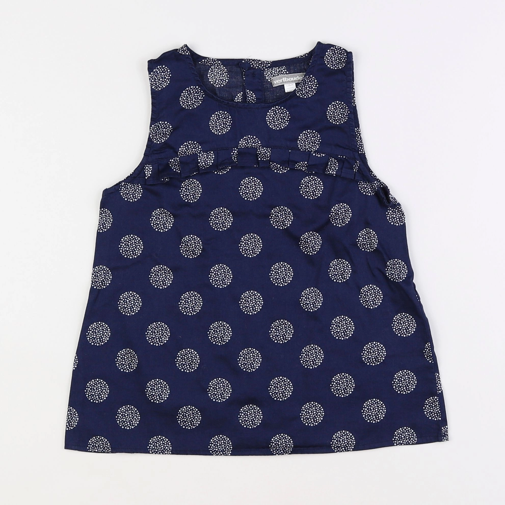 Vertbaudet - blouse bleu - 8 ans