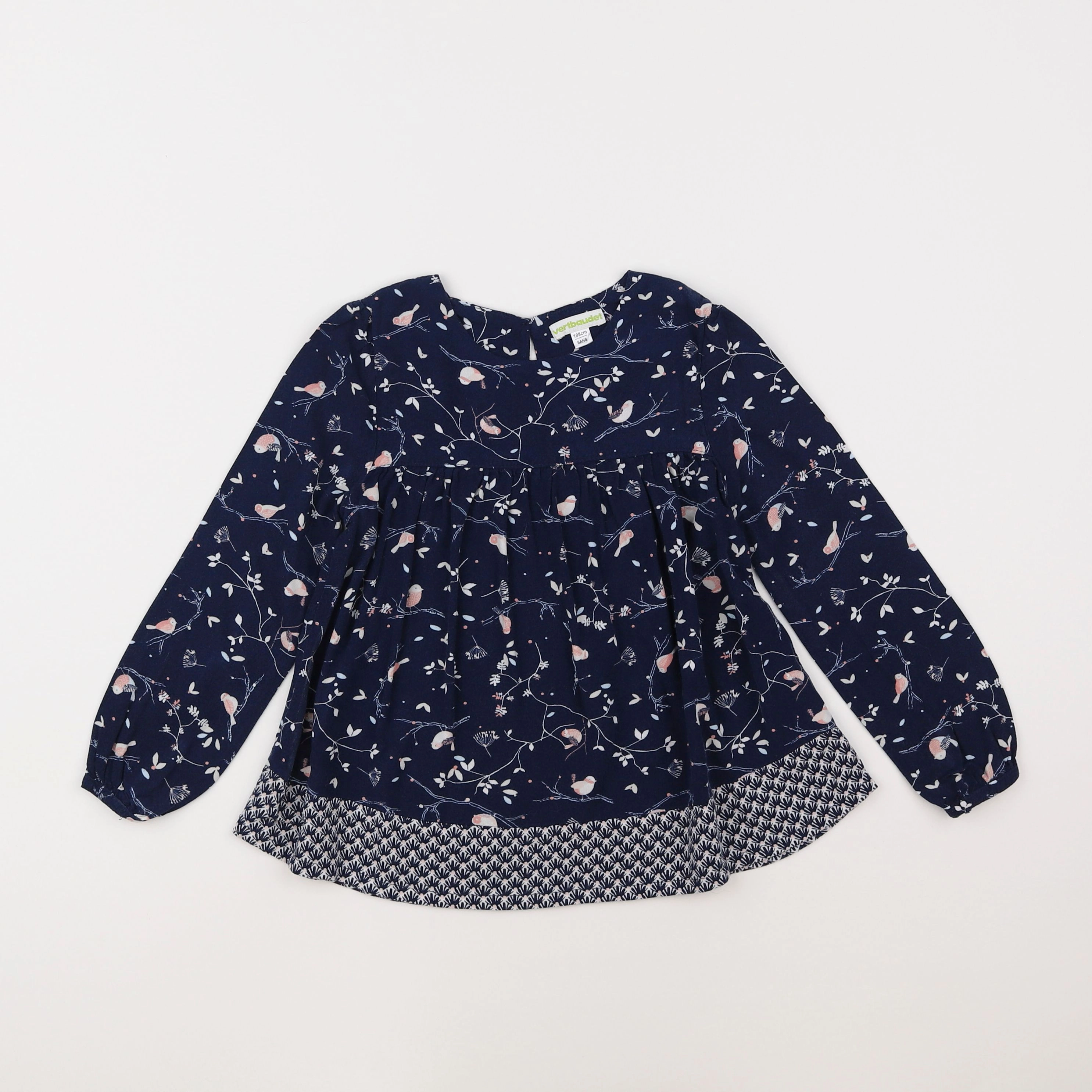 Vertbaudet - blouse bleu - 5 ans