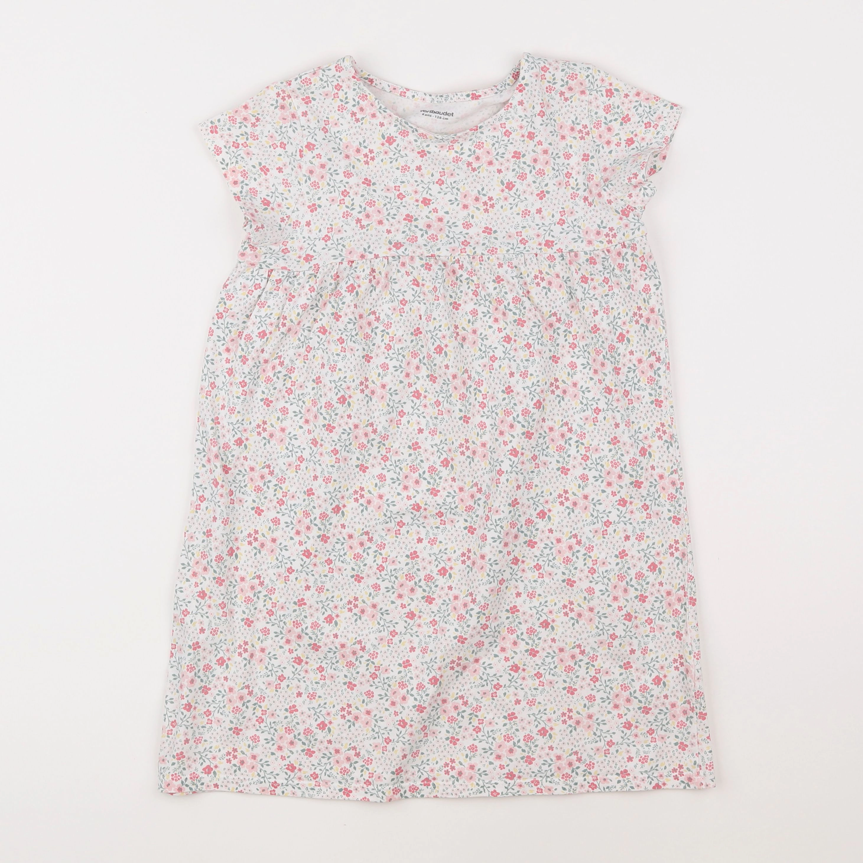 Vertbaudet - robe multicolore - 8 ans