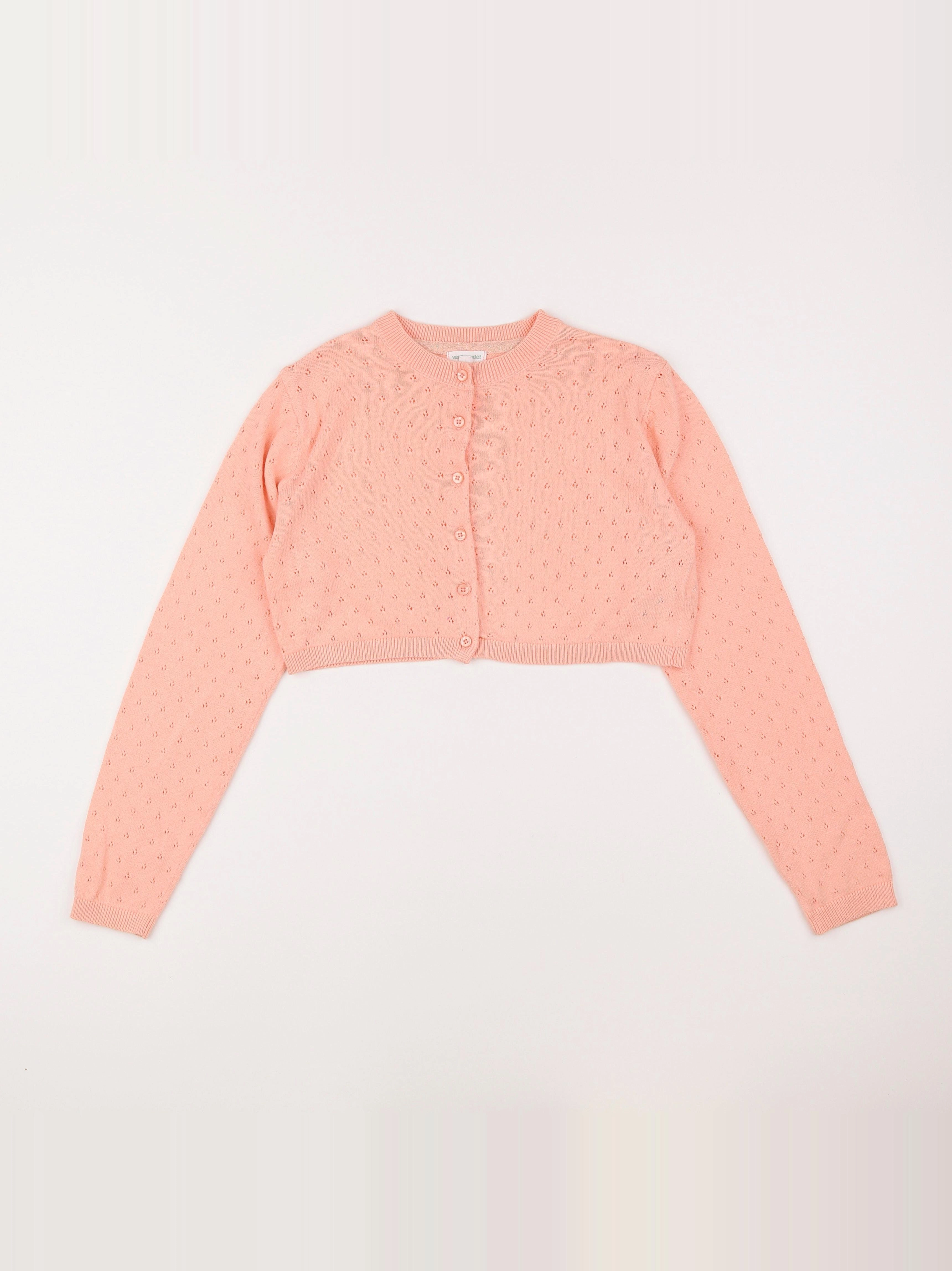 Vertbaudet - gilet rose - 12 ans