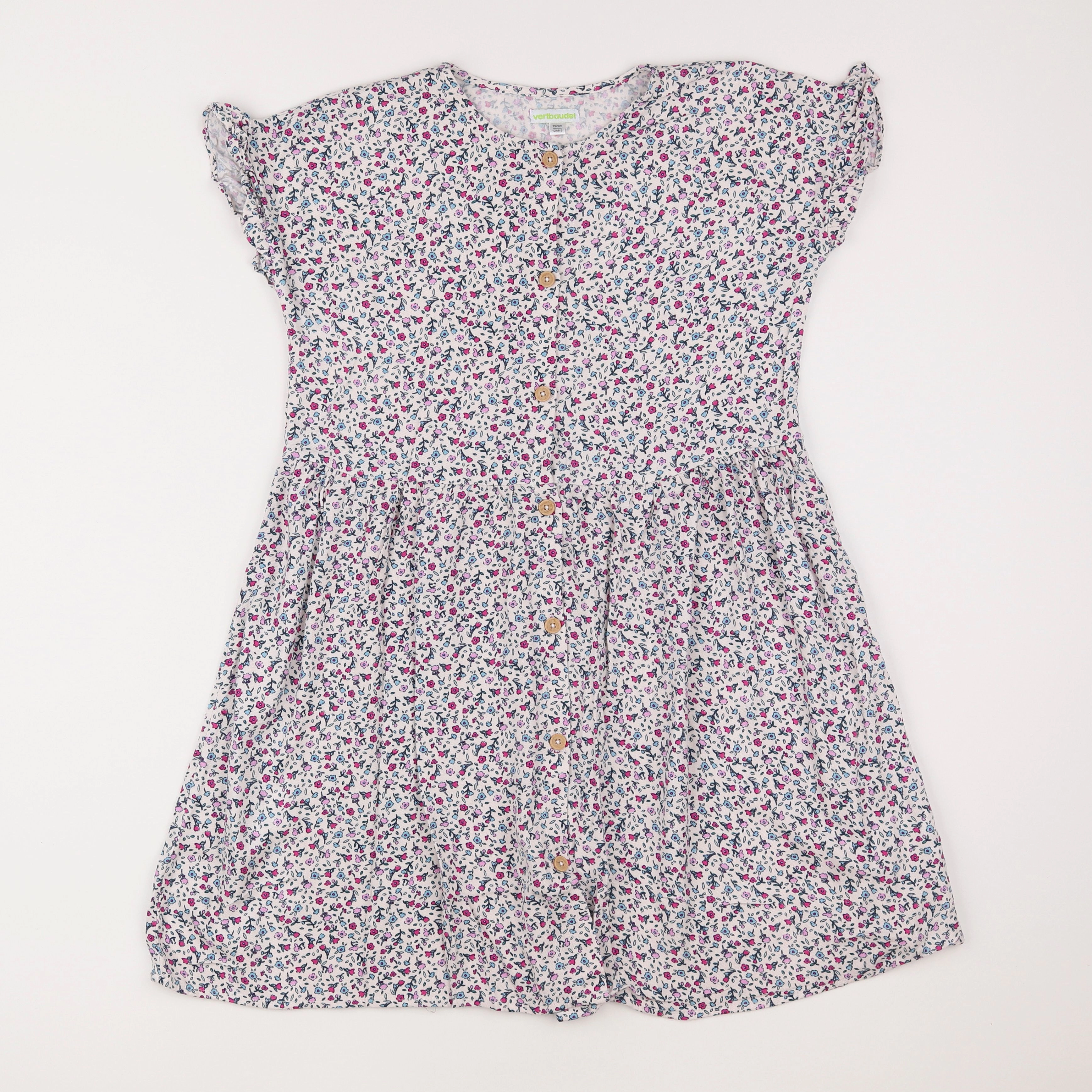 Vertbaudet - robe multicolore - 12 ans