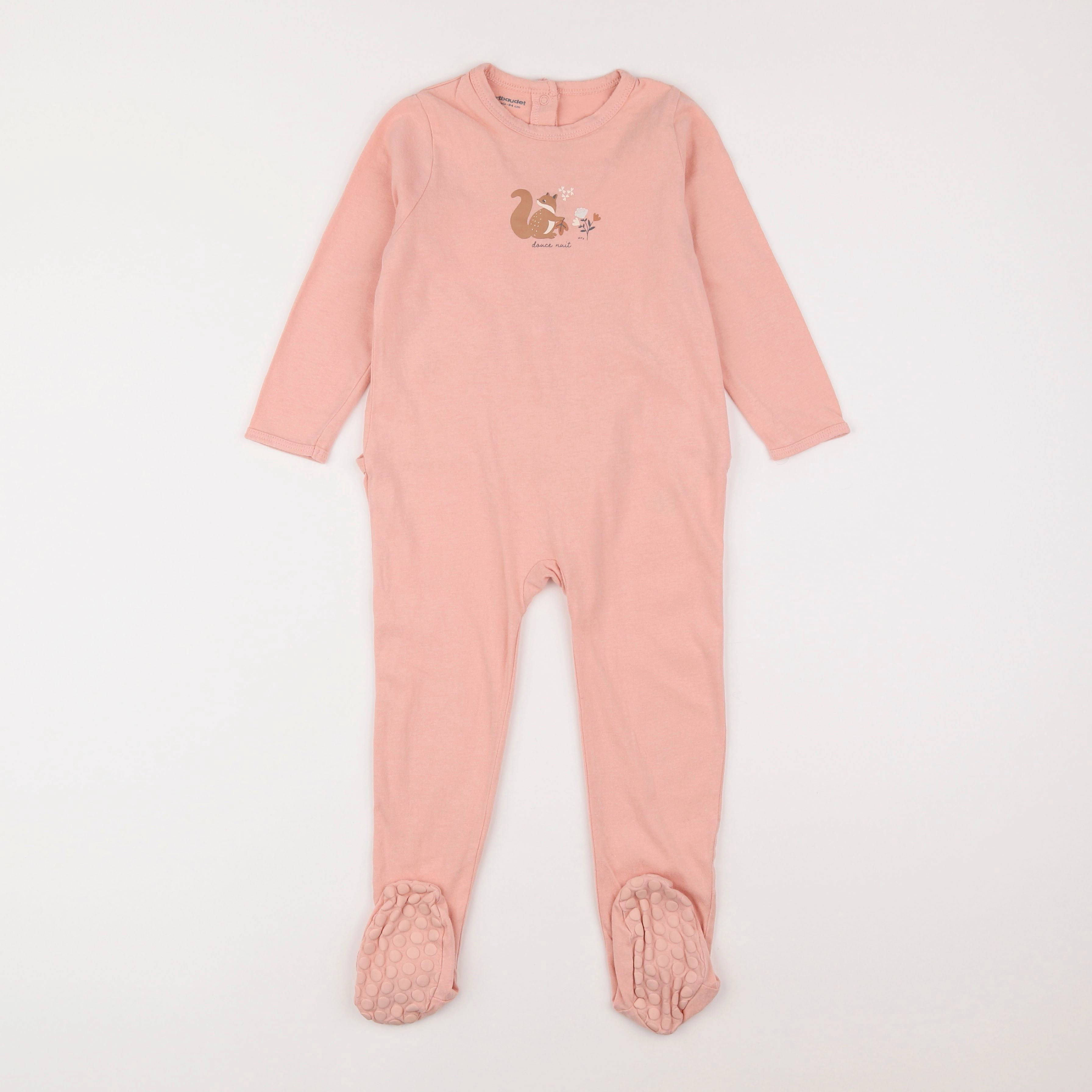 Vertbaudet - pyjama coton rose - 3 ans