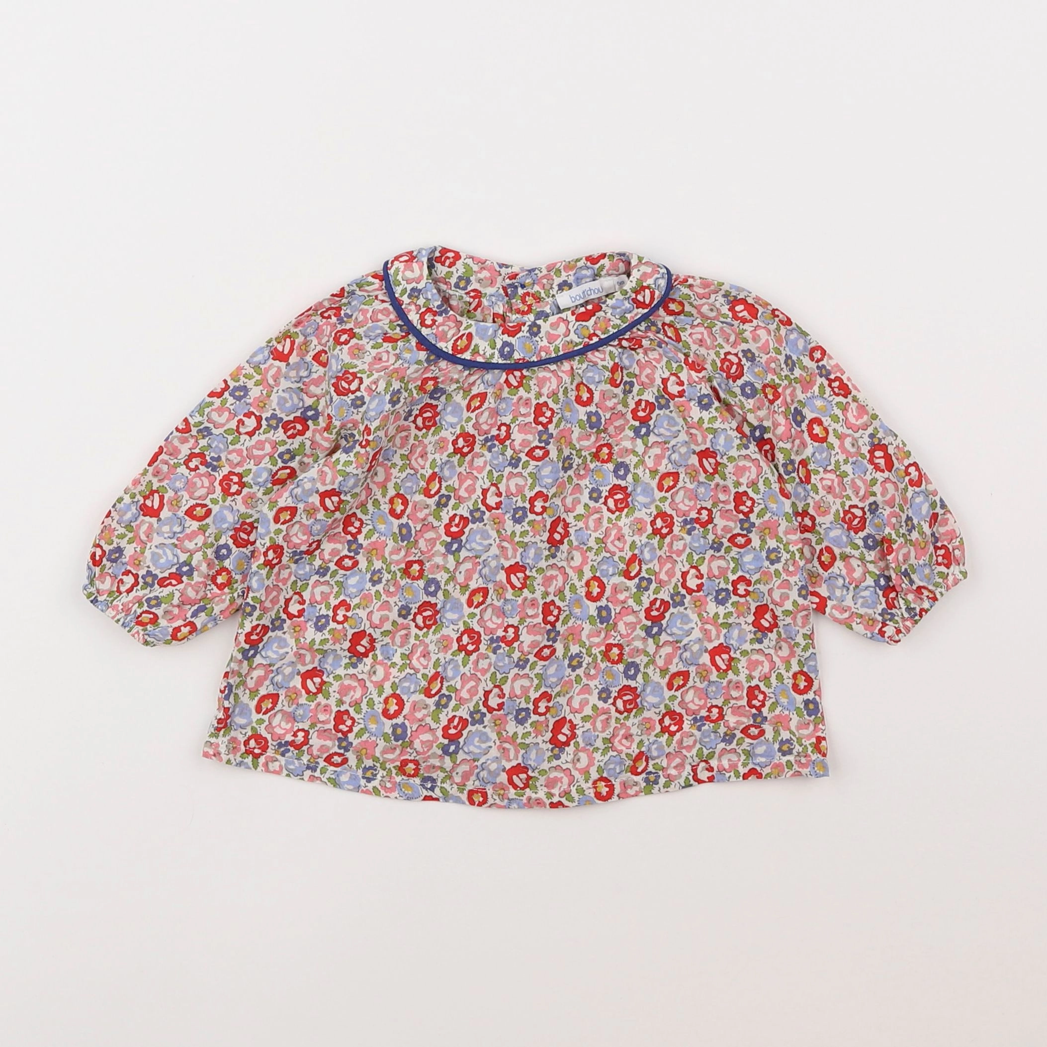 Boutchou - blouse multicolore - 6 mois