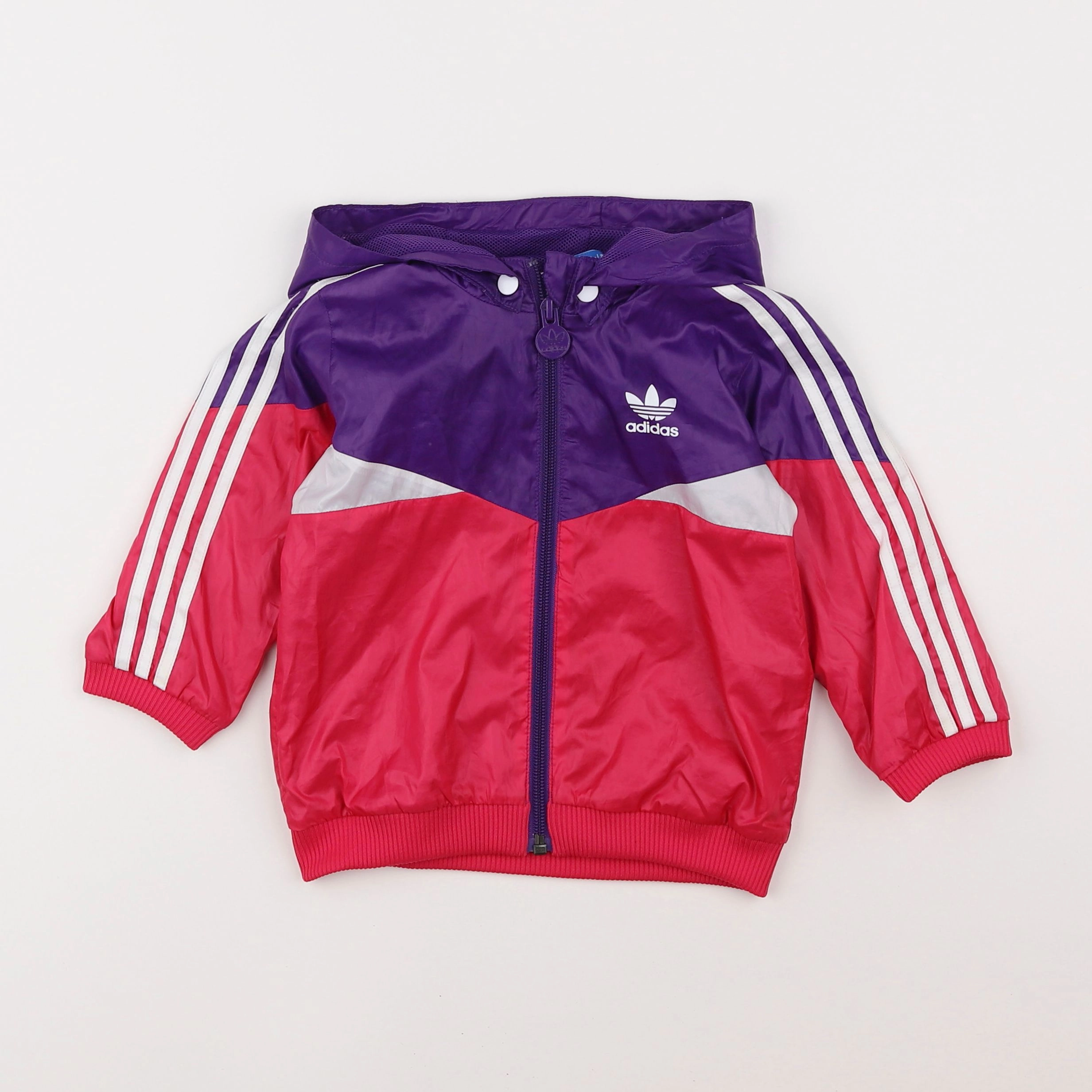 Adidas - coupe-vent rose - 12 mois