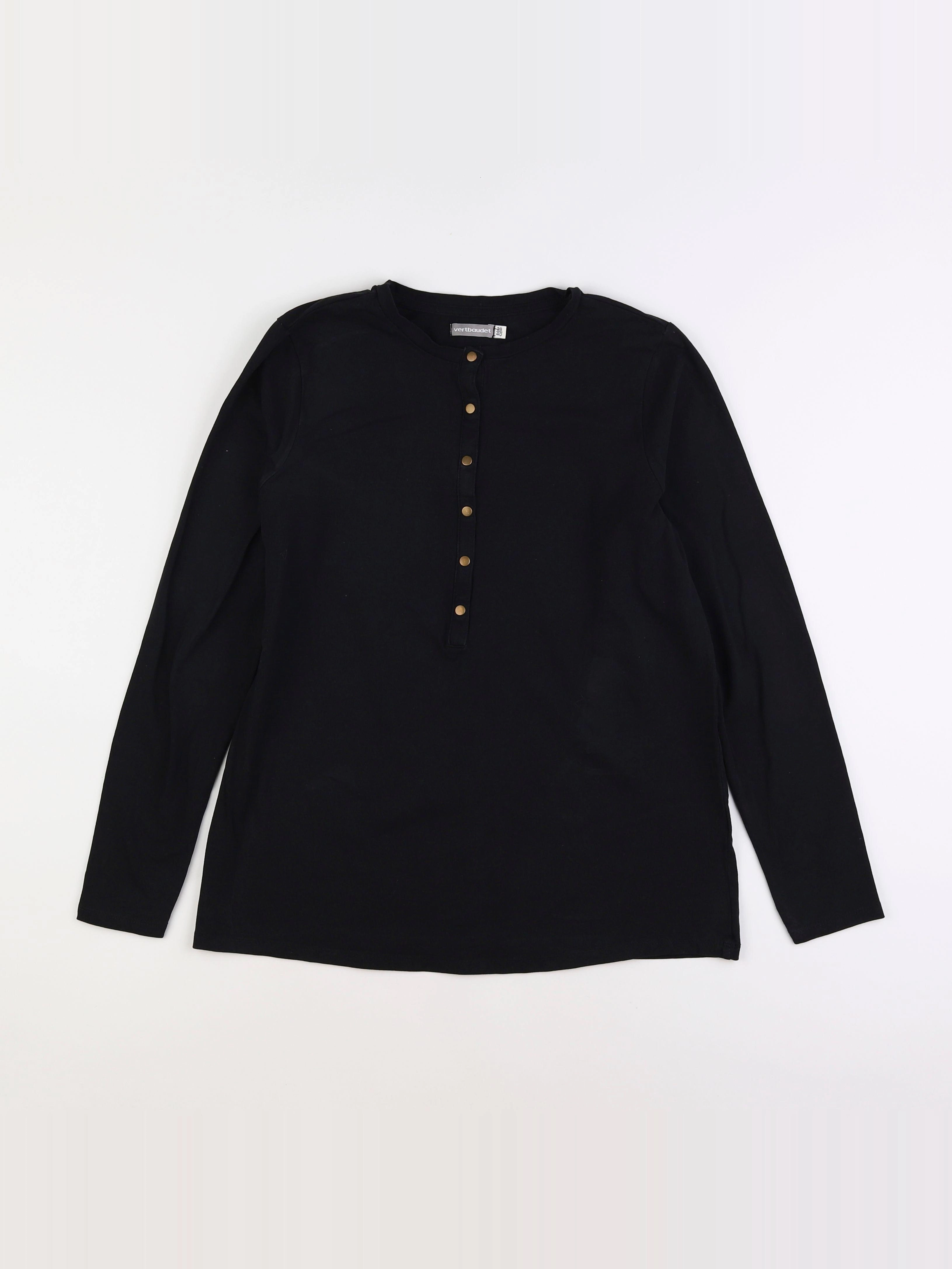 Vertbaudet - tee-shirt grossesse noir - 38 à 40