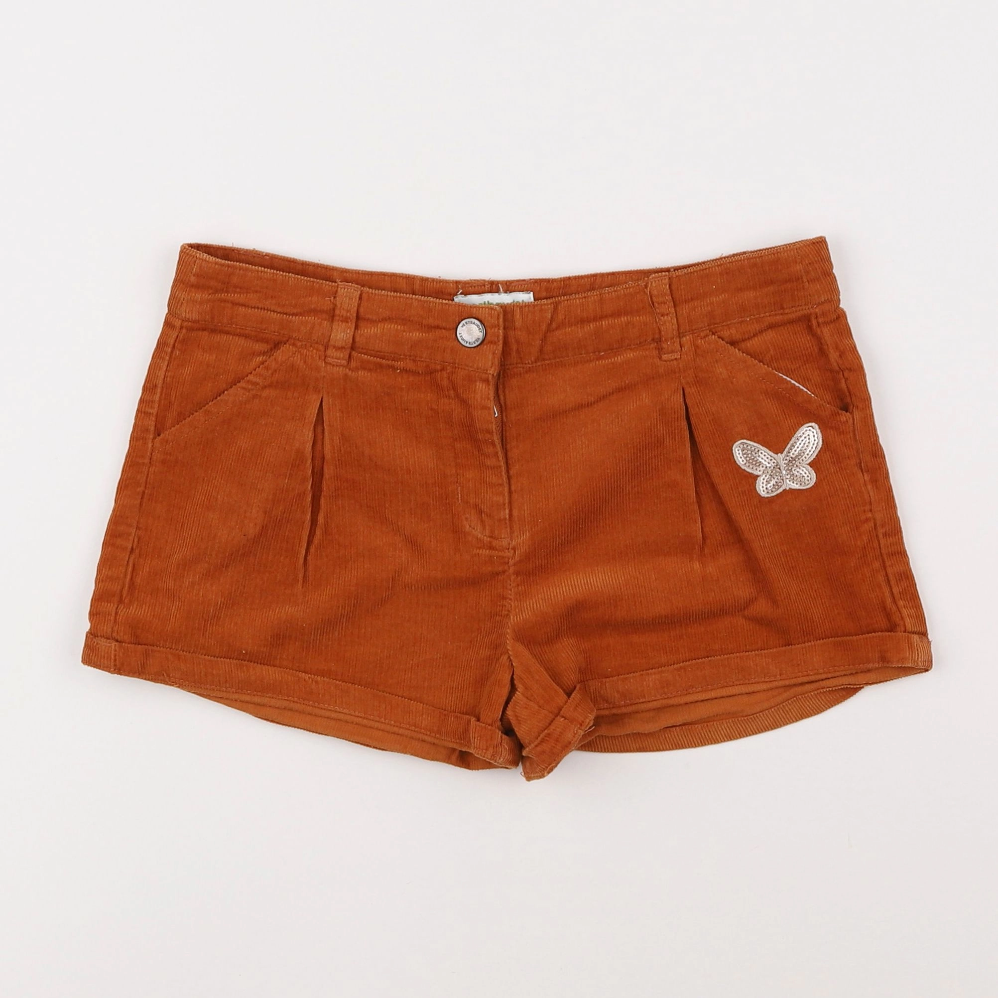 Vertbaudet - short marron - 9 ans