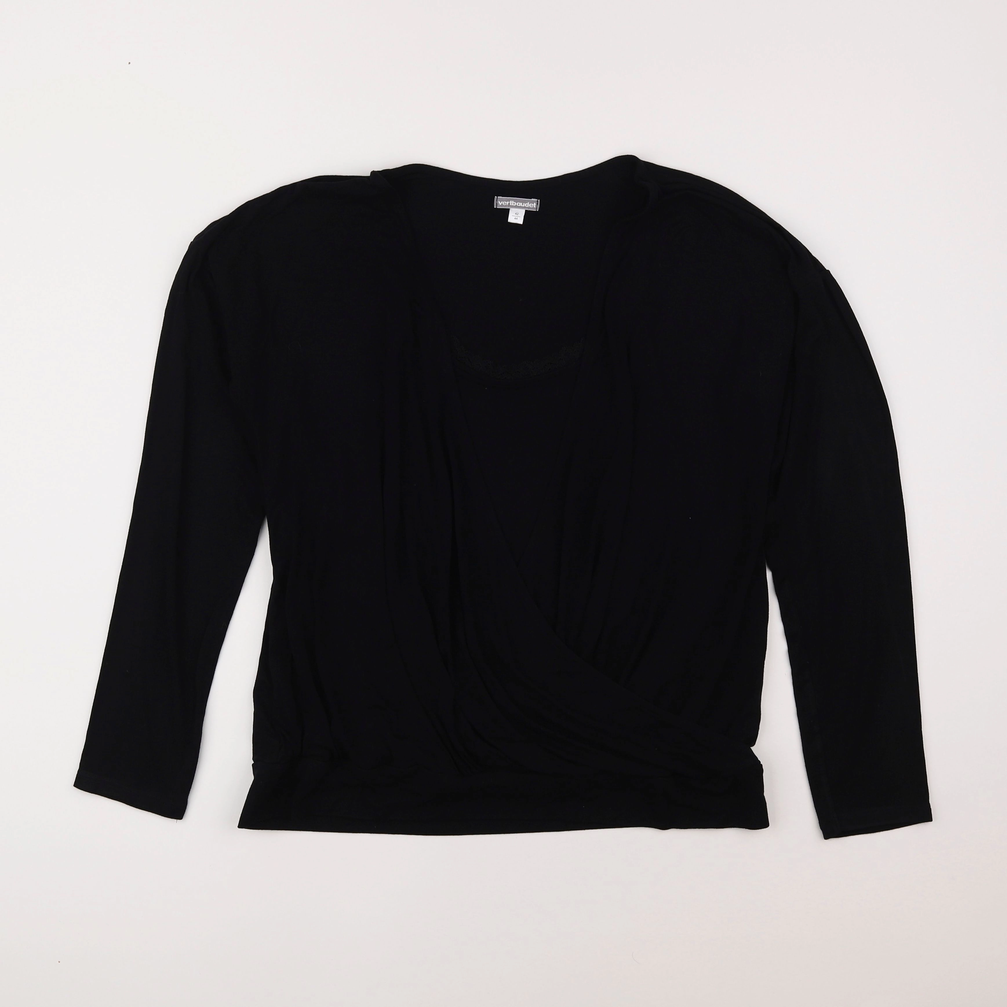 Vertbaudet - tee-shirt grossesse noir - 42 à 44