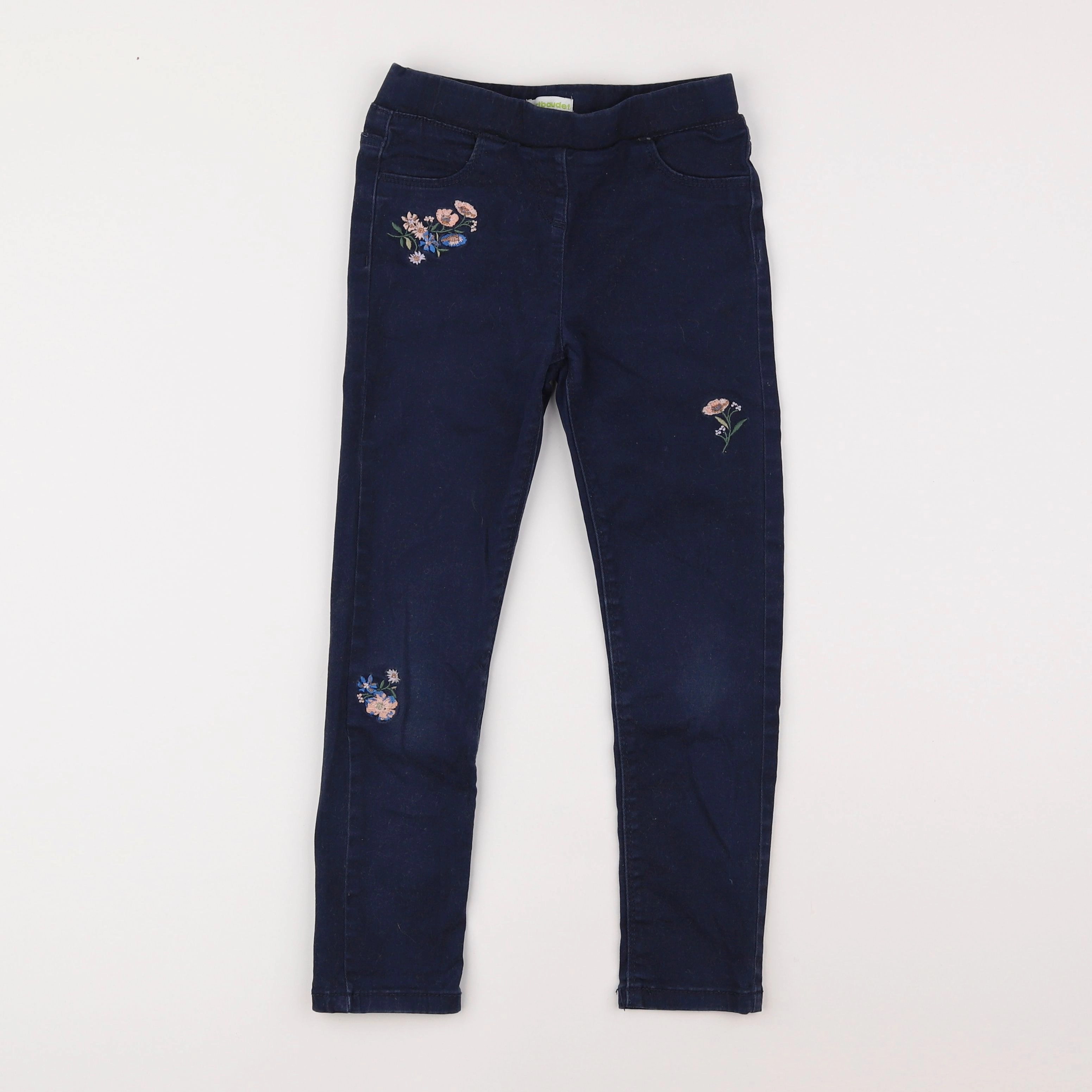 Vertbaudet - jegging bleu - 7 ans