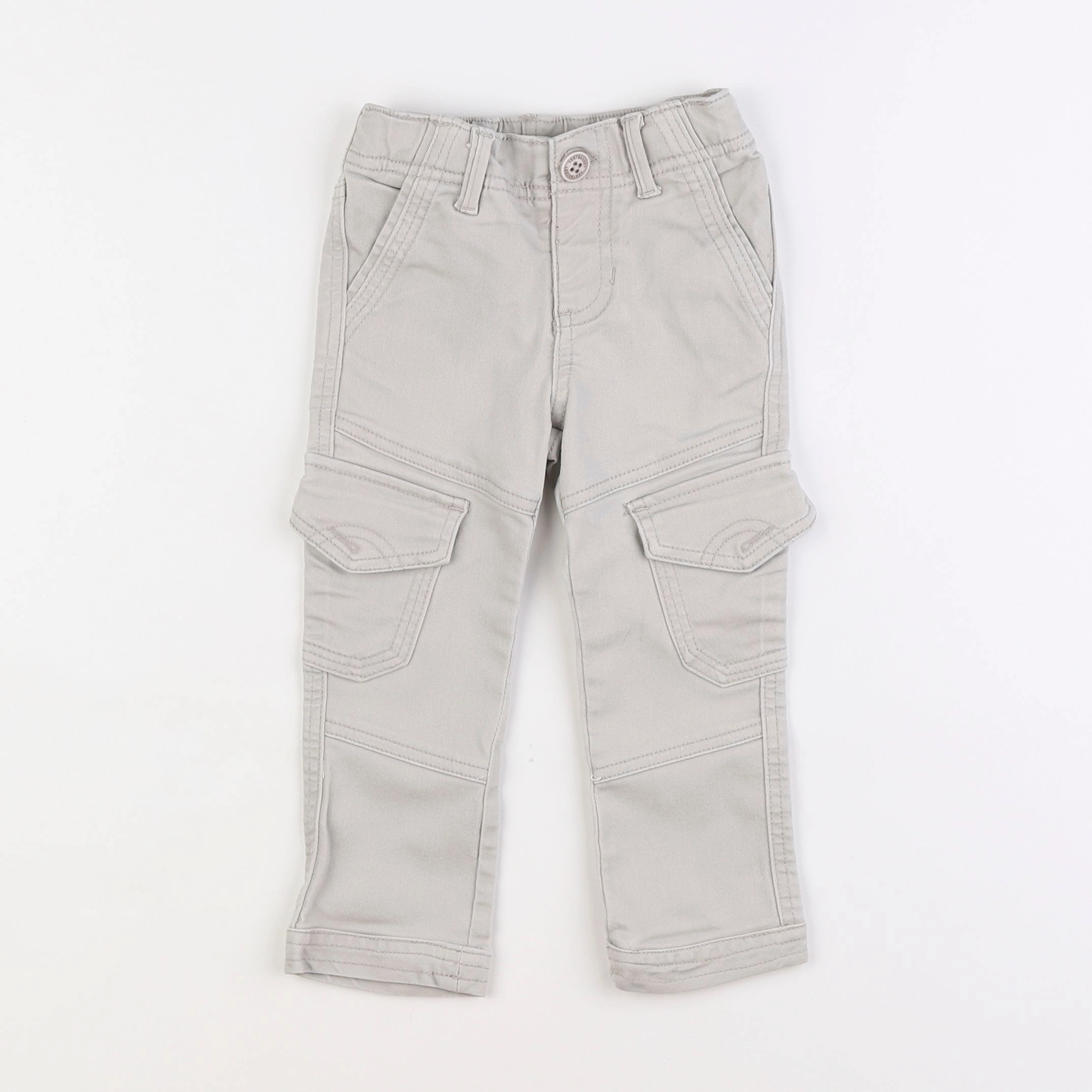 Vertbaudet - pantalon gris - 2 ans