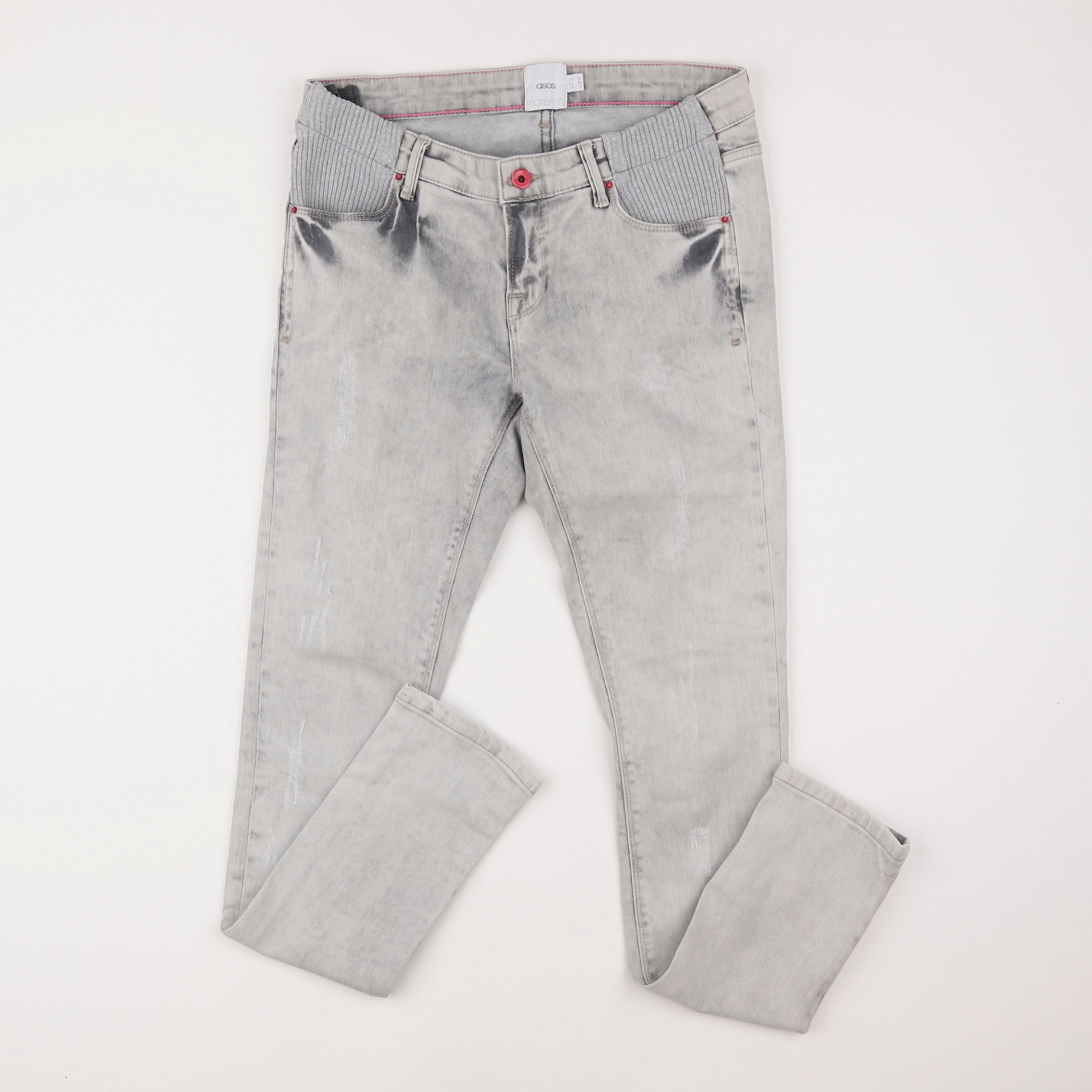 Asos - jean grossesse gris - 38