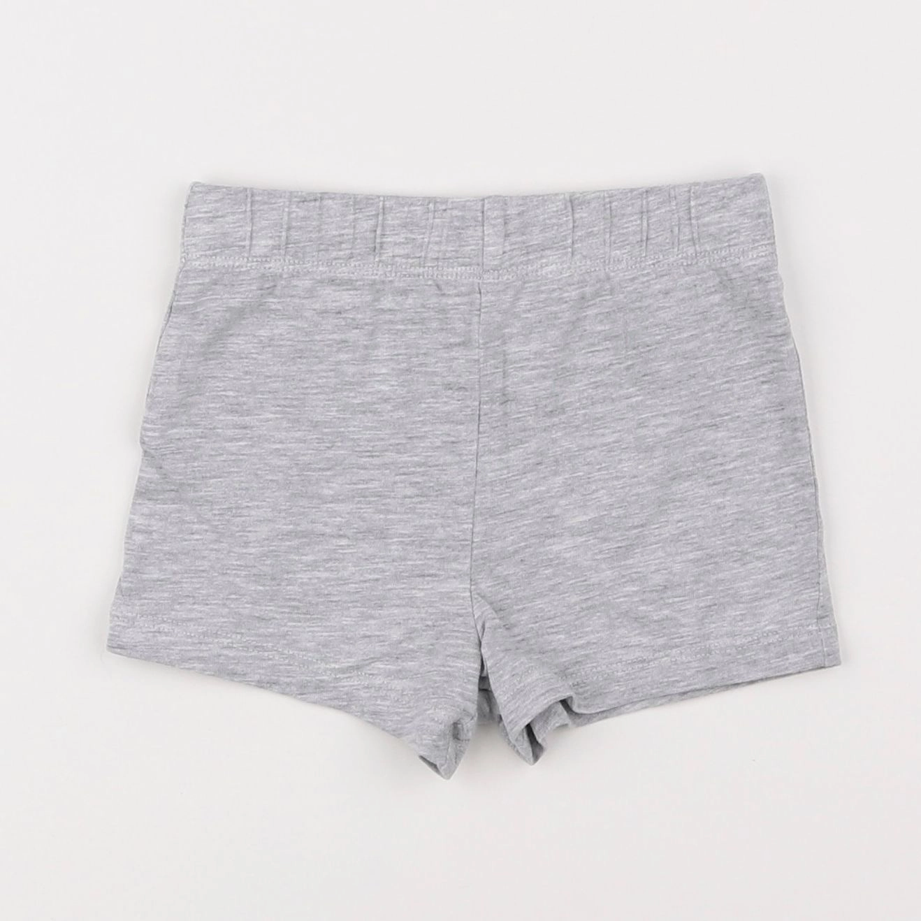 Vertbaudet - short gris - 5 ans