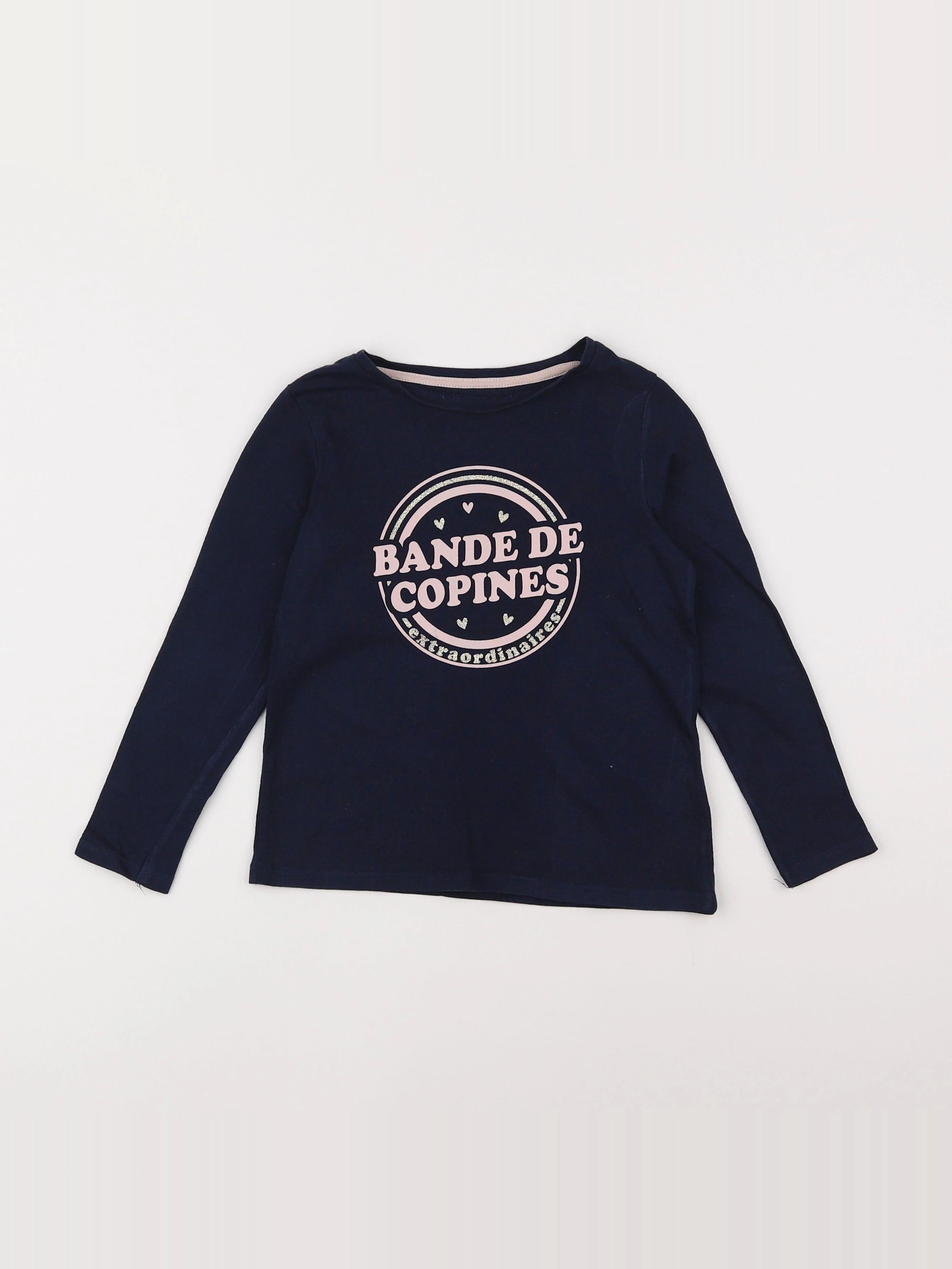 Vertbaudet - tee-shirt bleu - 5 ans