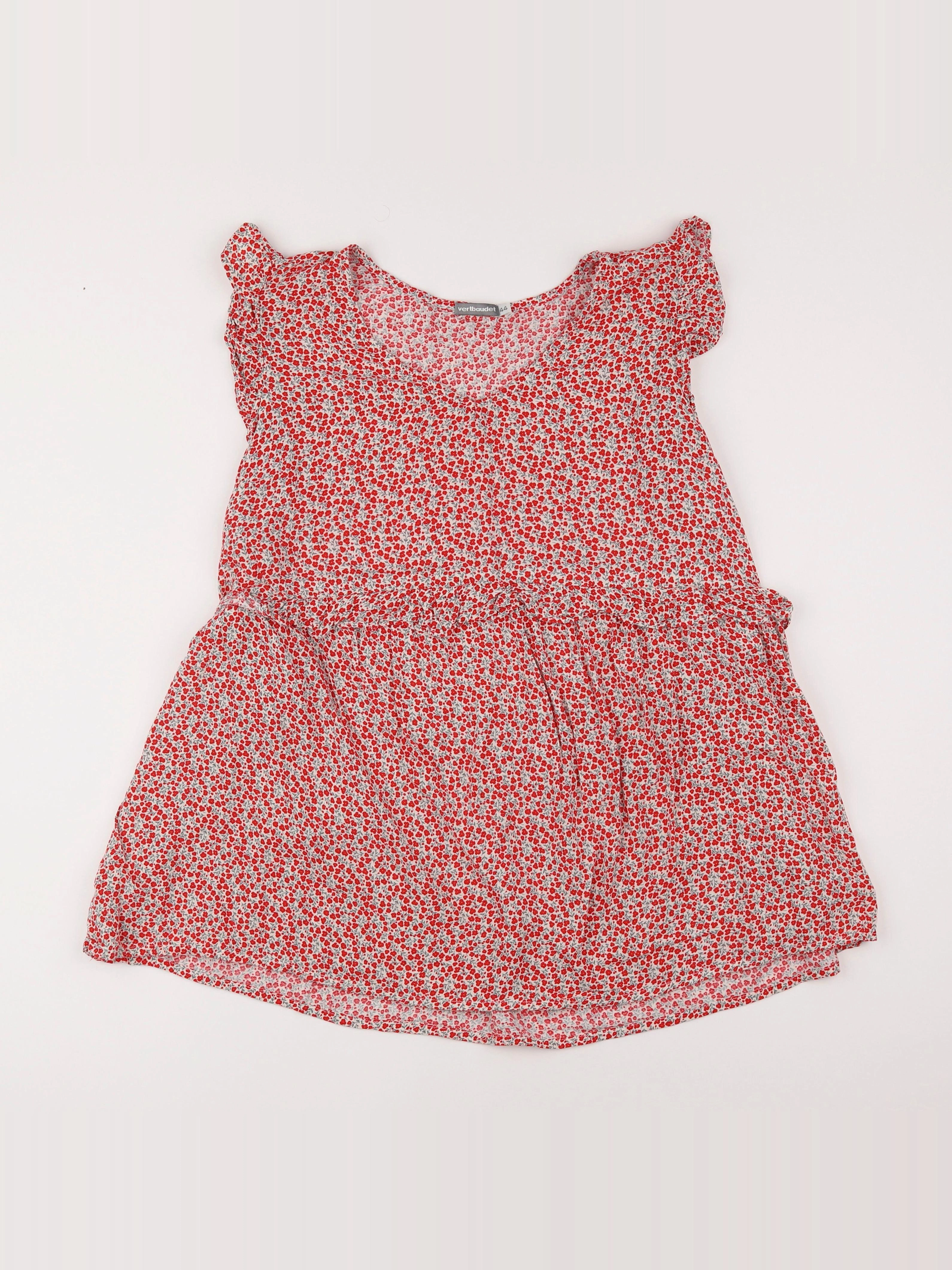 Vertbaudet - blouse grossesse rouge - 44