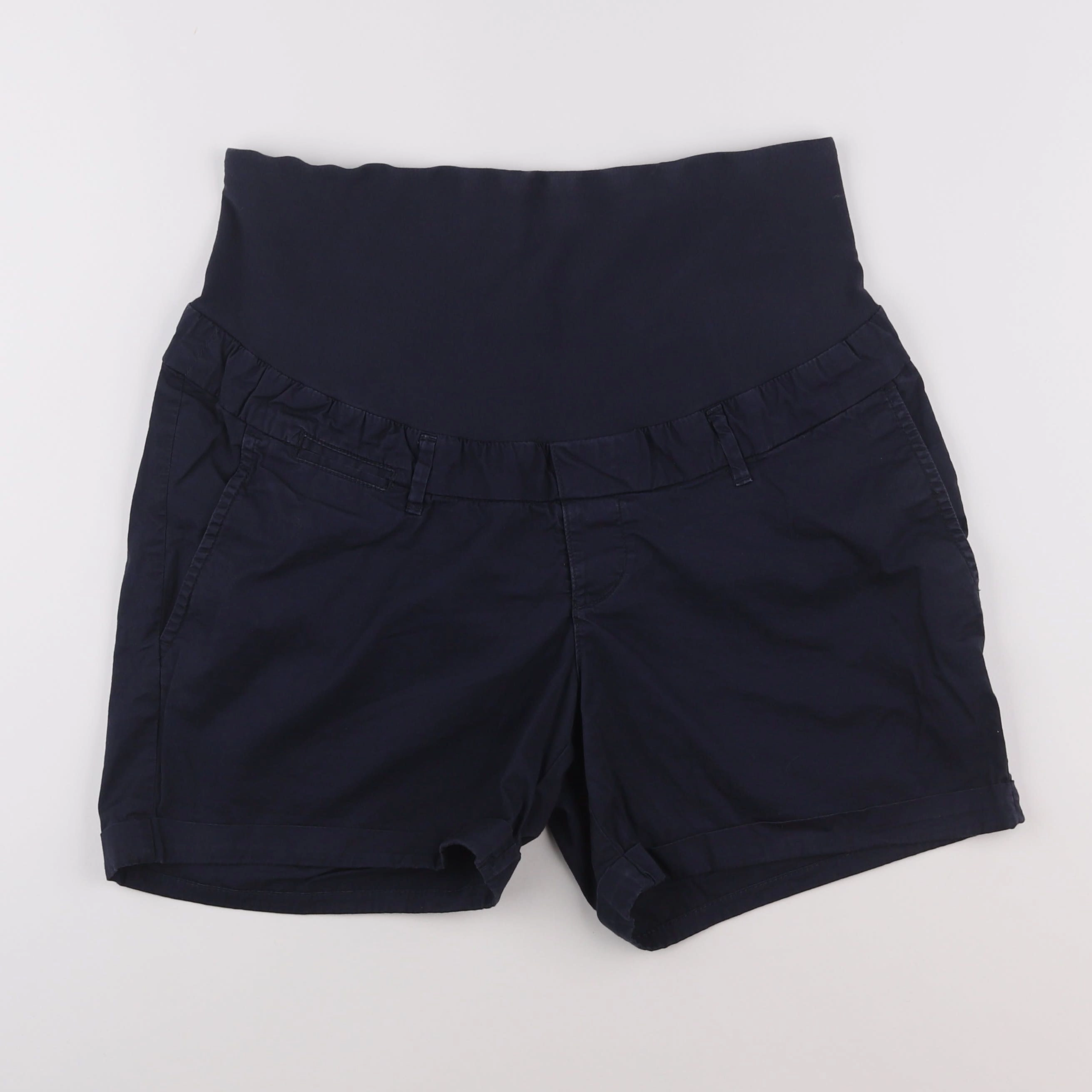 H&M - short grossesse bleu - 44